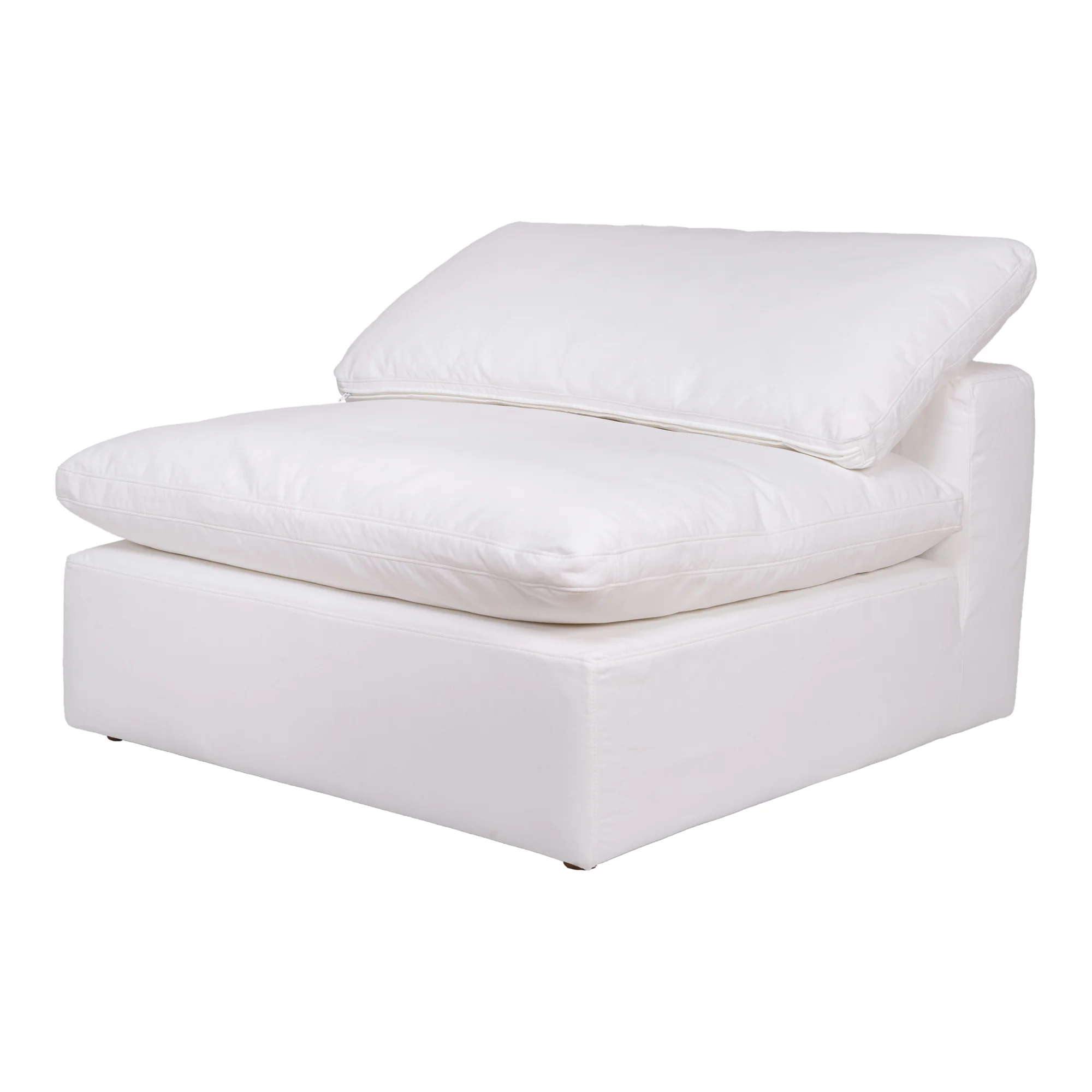 Clay Slipper Chair Performance Fabric White - Image 8