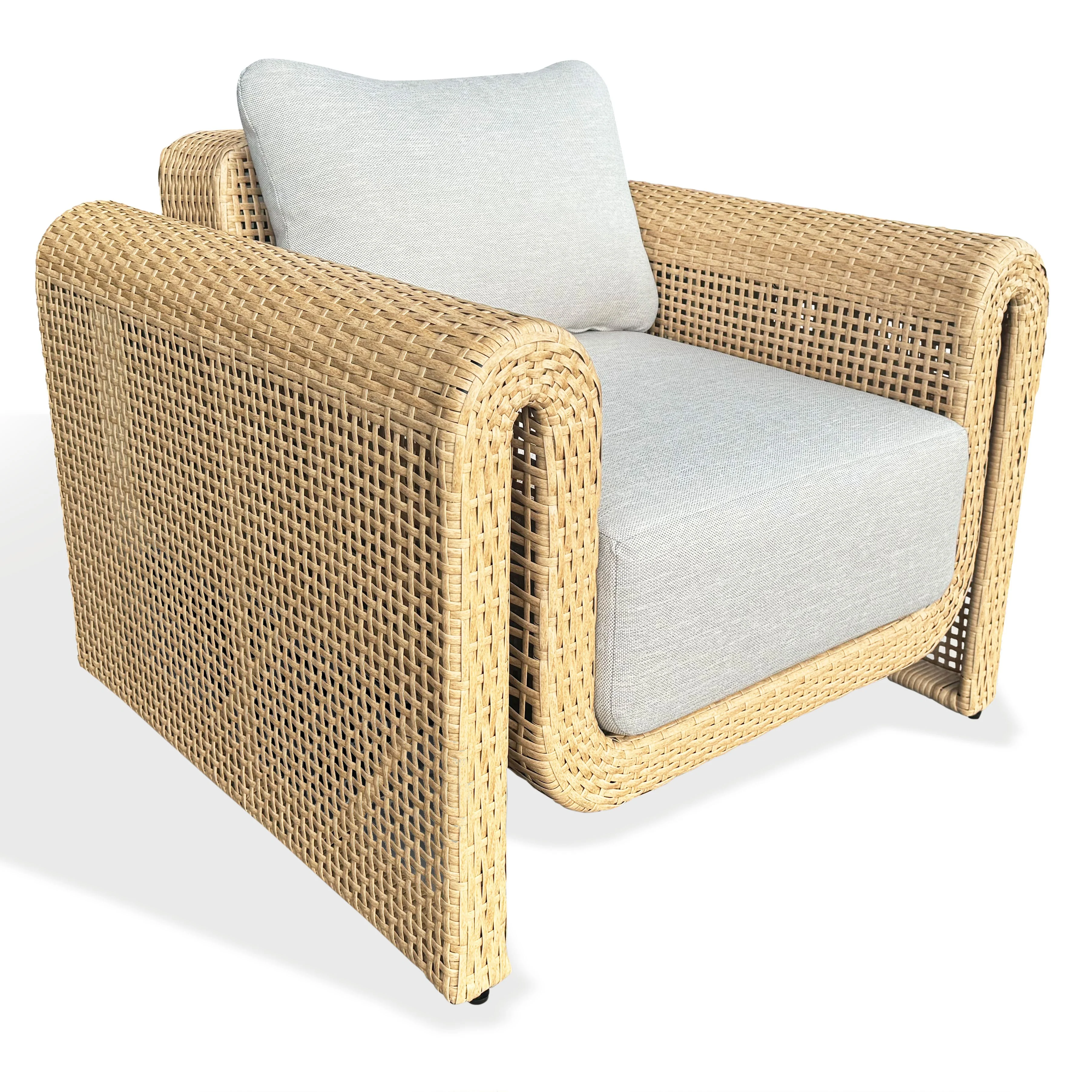 Cleandra Wicker Patio Chair - Image 2