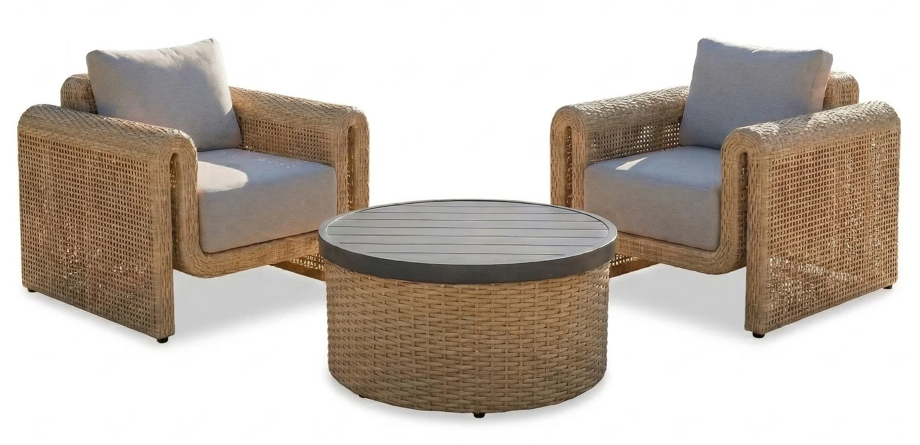 Cleandra Wicker Patio Chair - Image 7