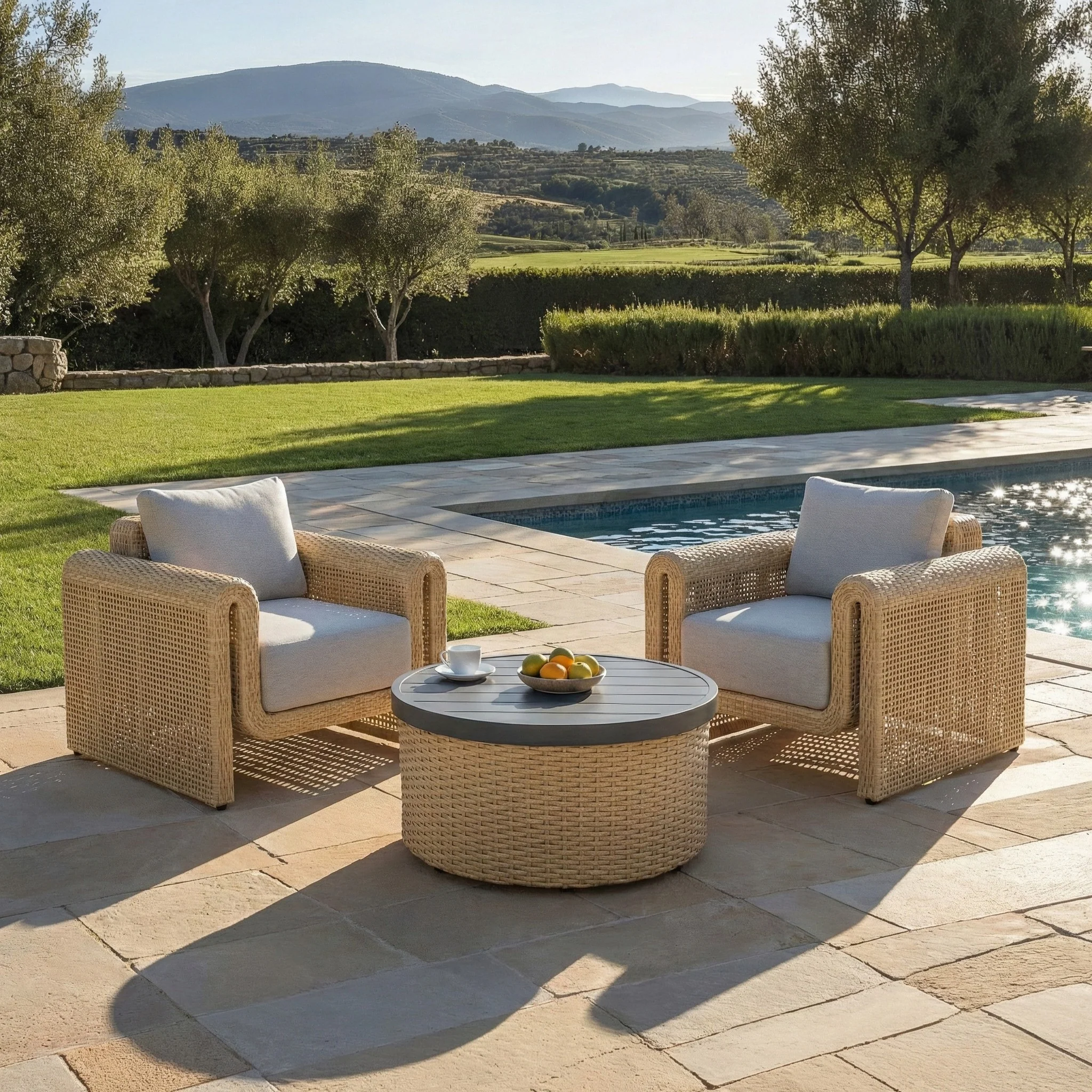 Cleandra Wicker Patio Chair - Image 8