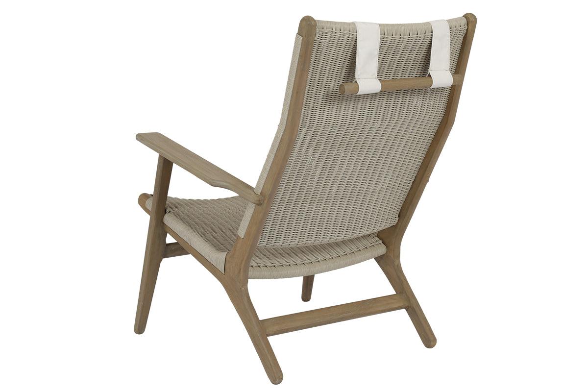 Coastal Teak Cushionless Highback Chair - Image 3