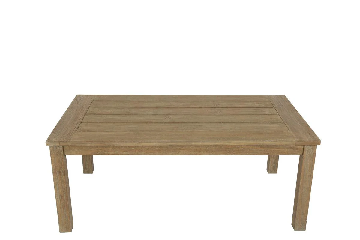 Coastal Teak Rectangular Coffee Table - Image 4