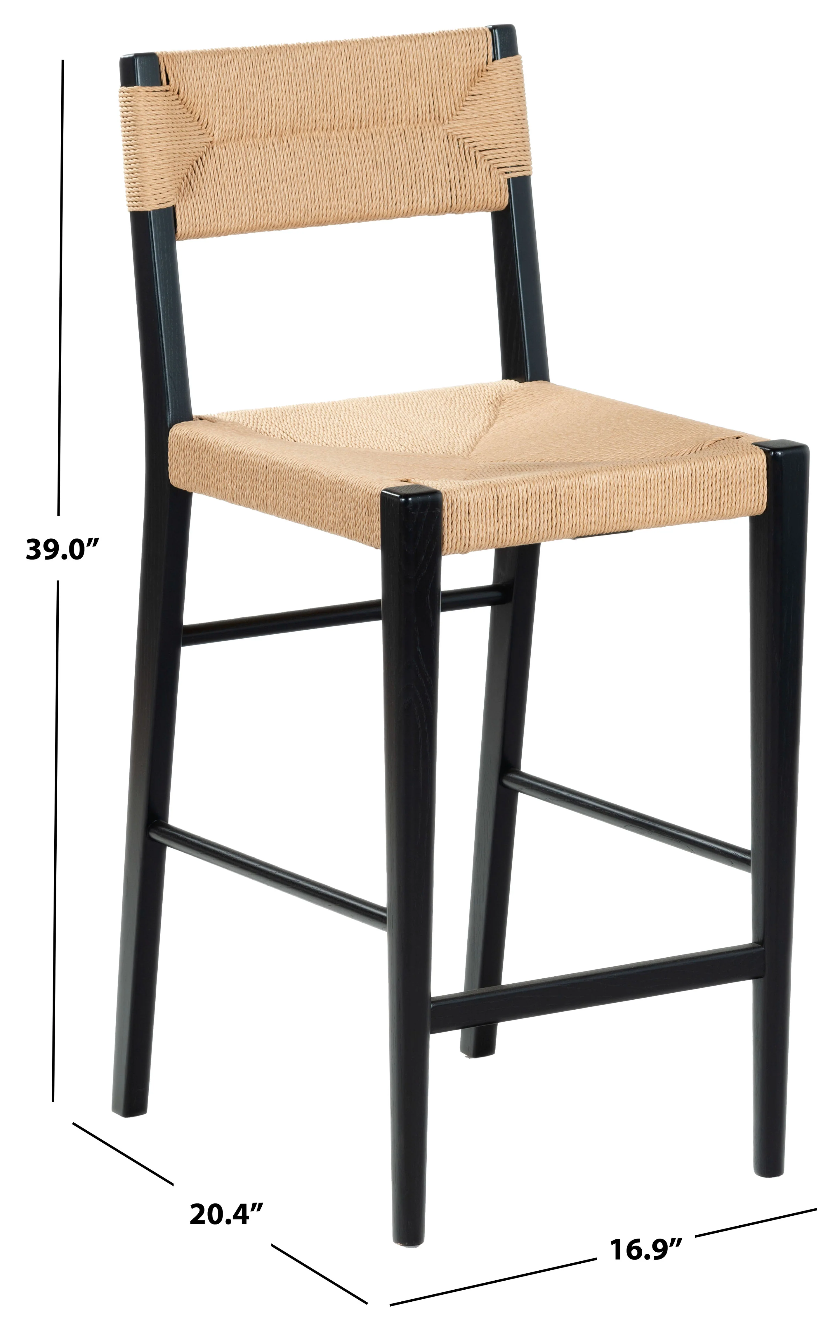 Cody Rattan Counter Stool - Image 6