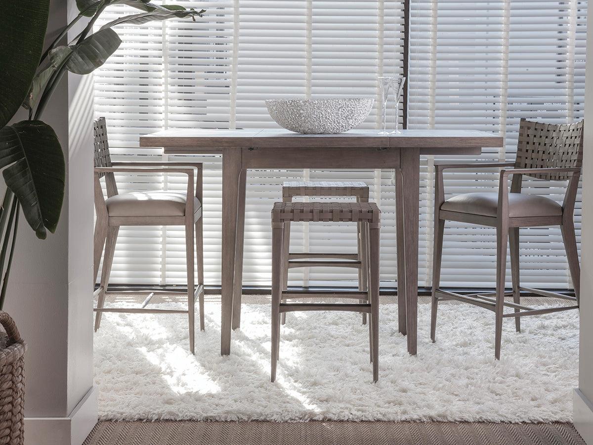 Cohesion Milo Leather Backless Bar Stool - Image 4