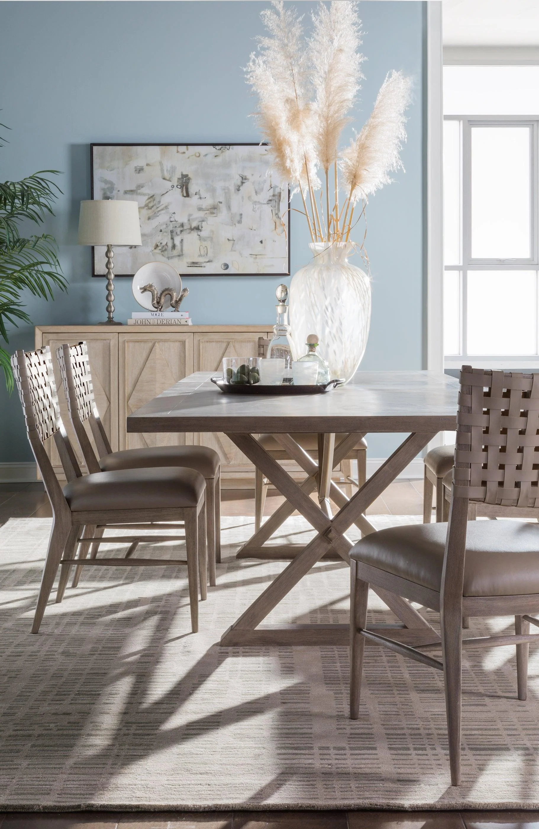Cohesion Milo Leather Side Chair - Set of 2 - Image 2