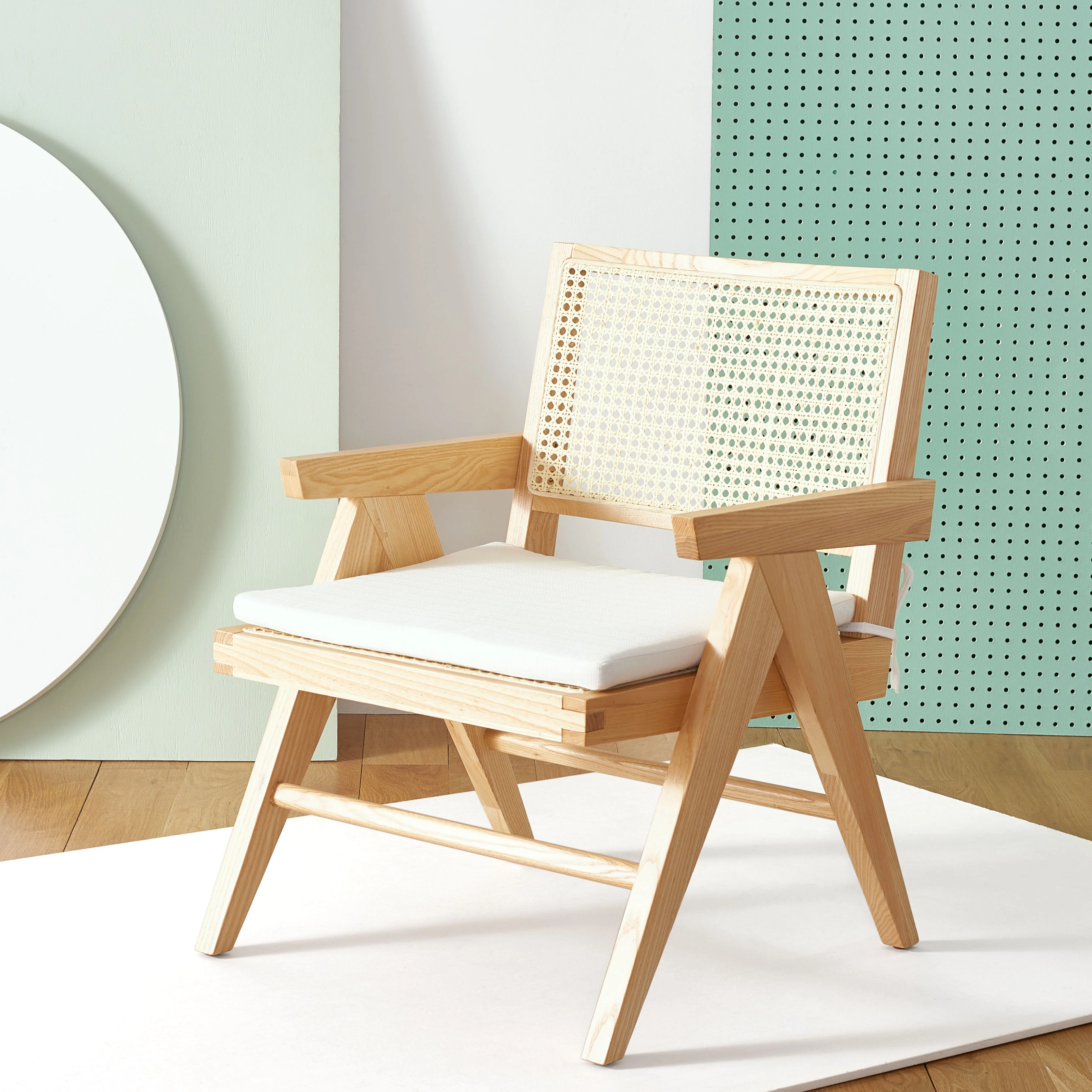 Colette Rattan Accent Chair - Image 15