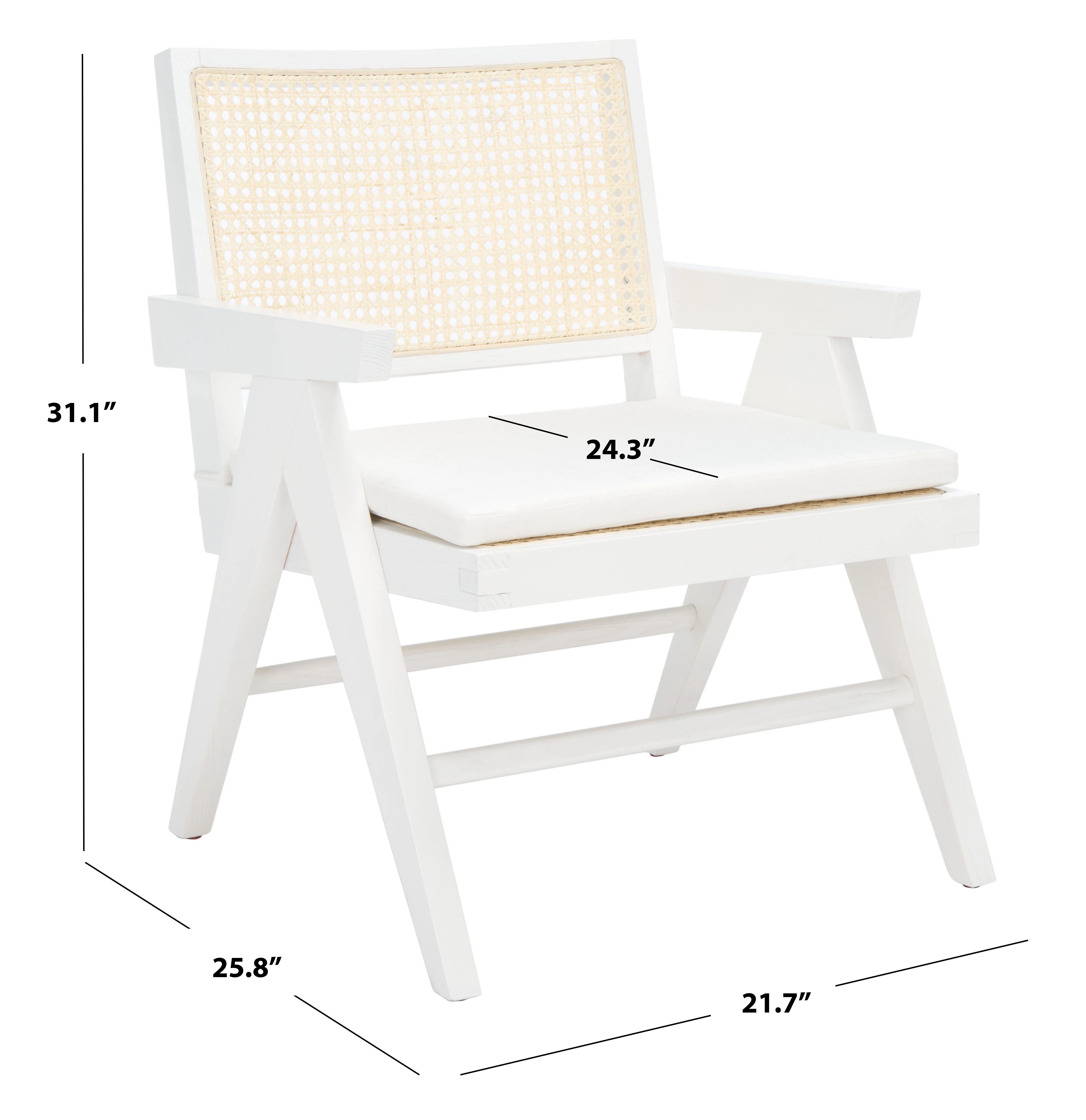 Colette Rattan Accent Chair - Image 33