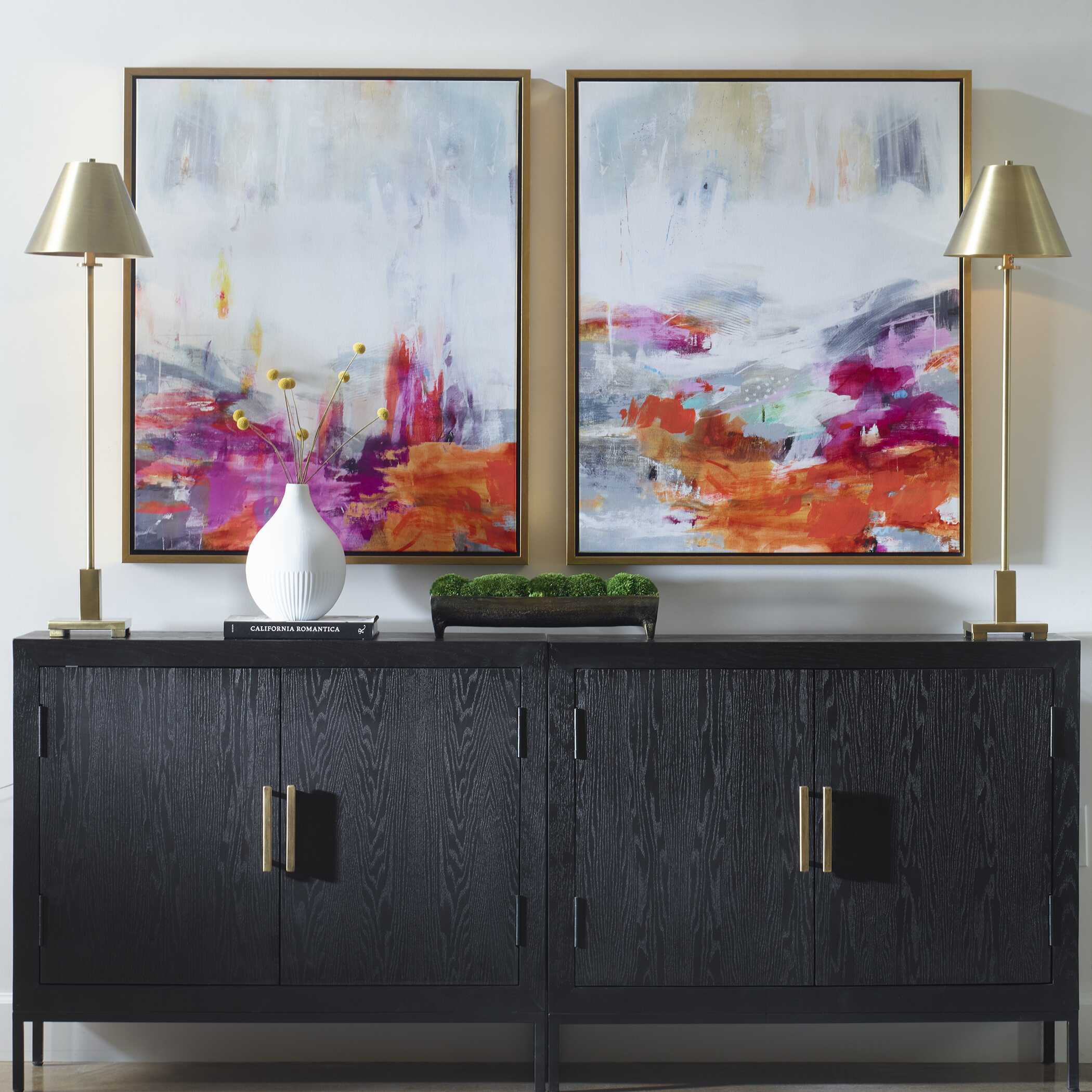 Color Theory Framed Abstract Art - Set of 2 - Image 2