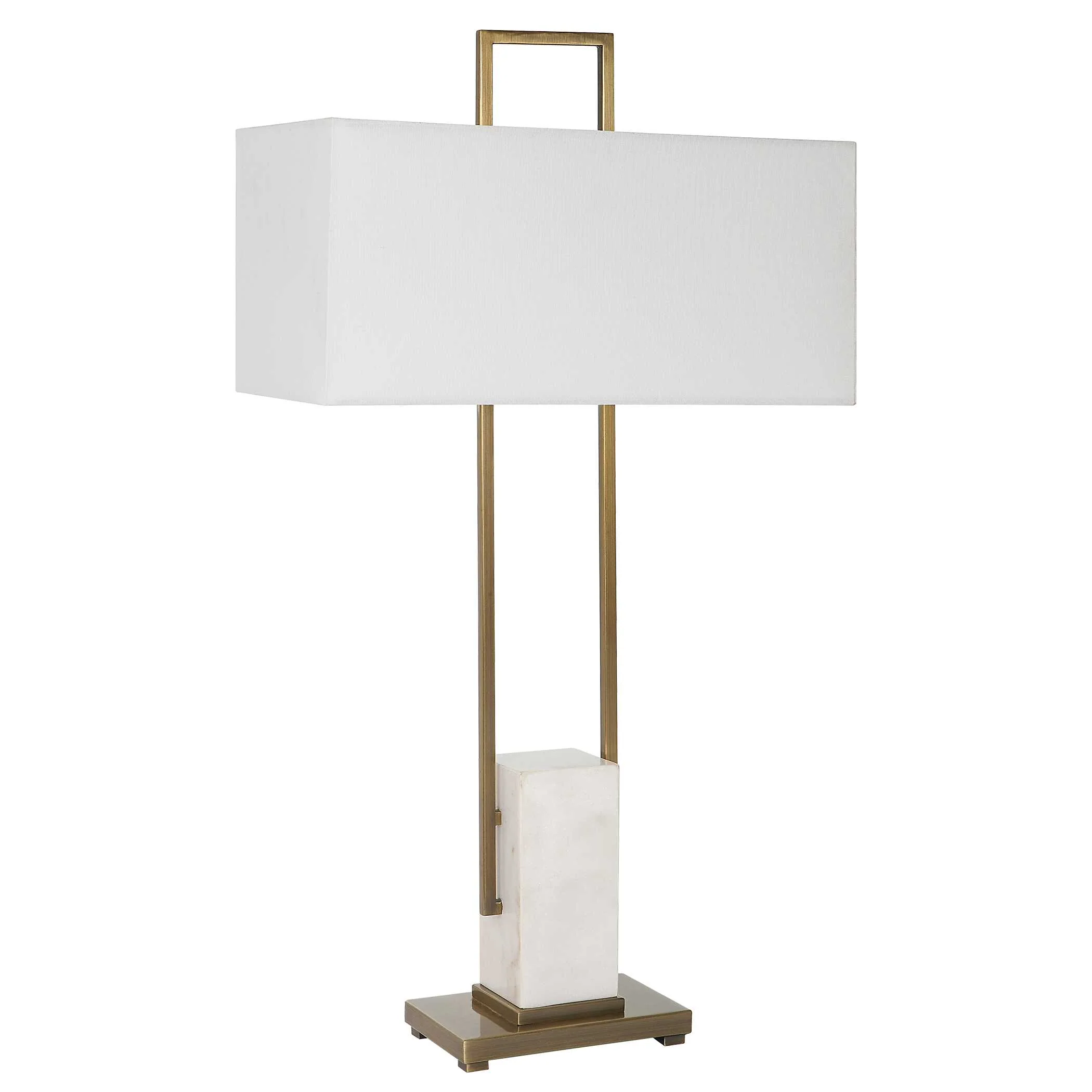 Column White Marble Table Lamp - Image 4