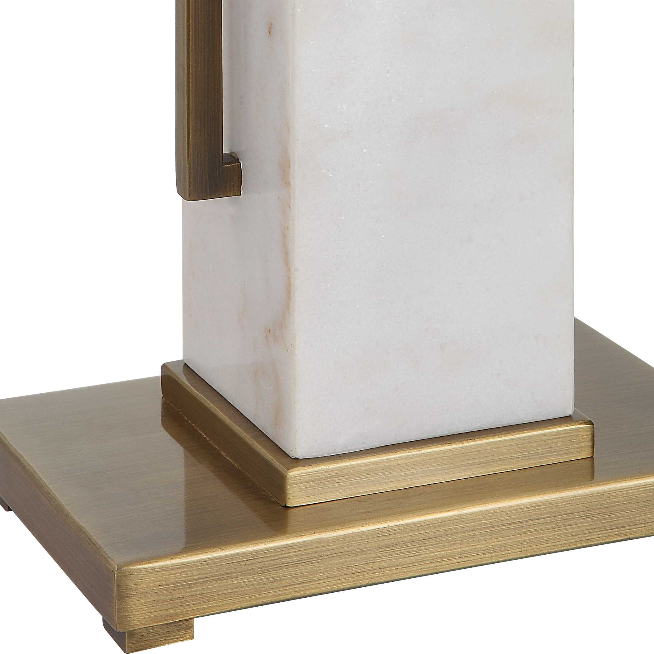 Column White Marble Table Lamp - Image 6