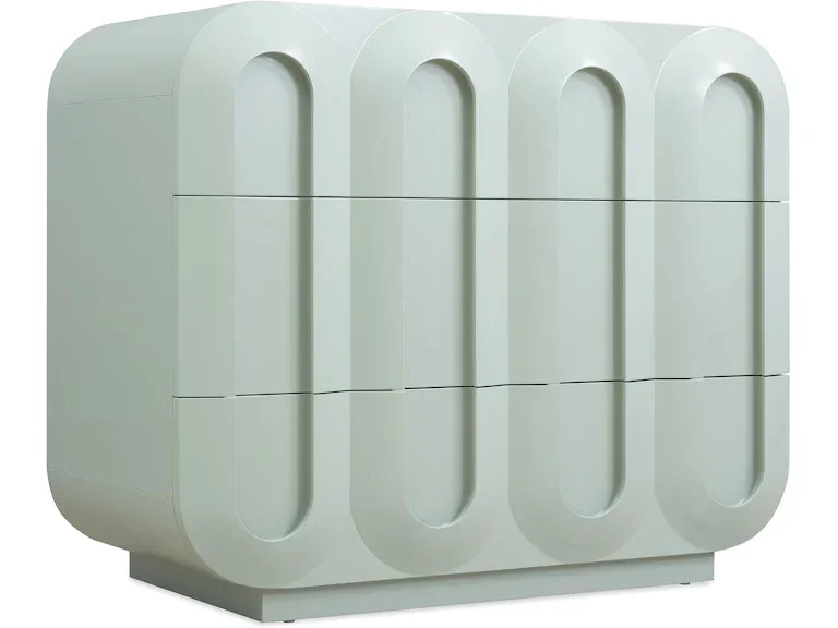 Commerce and Market Groove Three-Drawer Chest