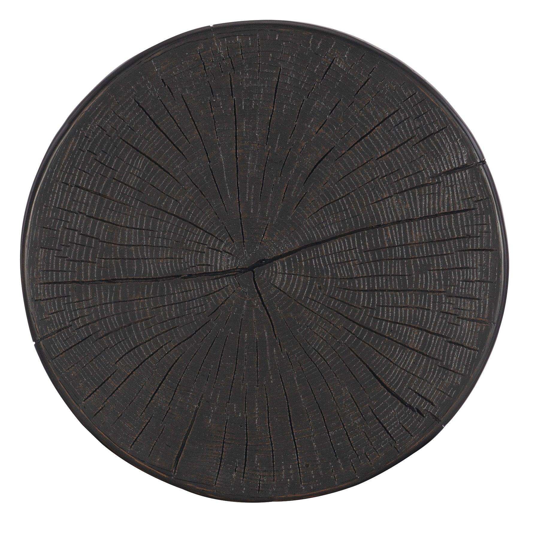 Commerce & Market Carved Stump Side Table - Image 4