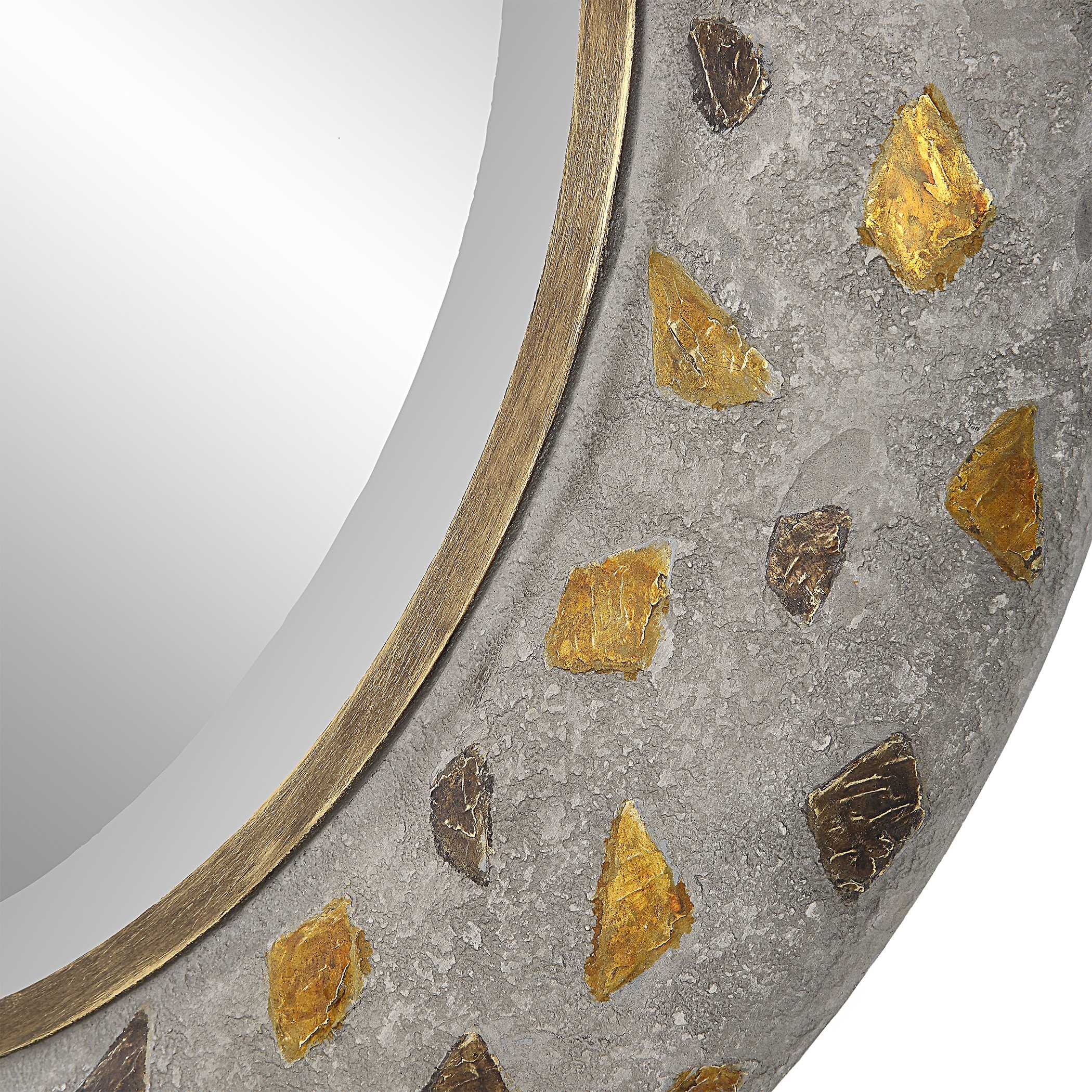 Copper Terrazzo Round Mirror - Image 4