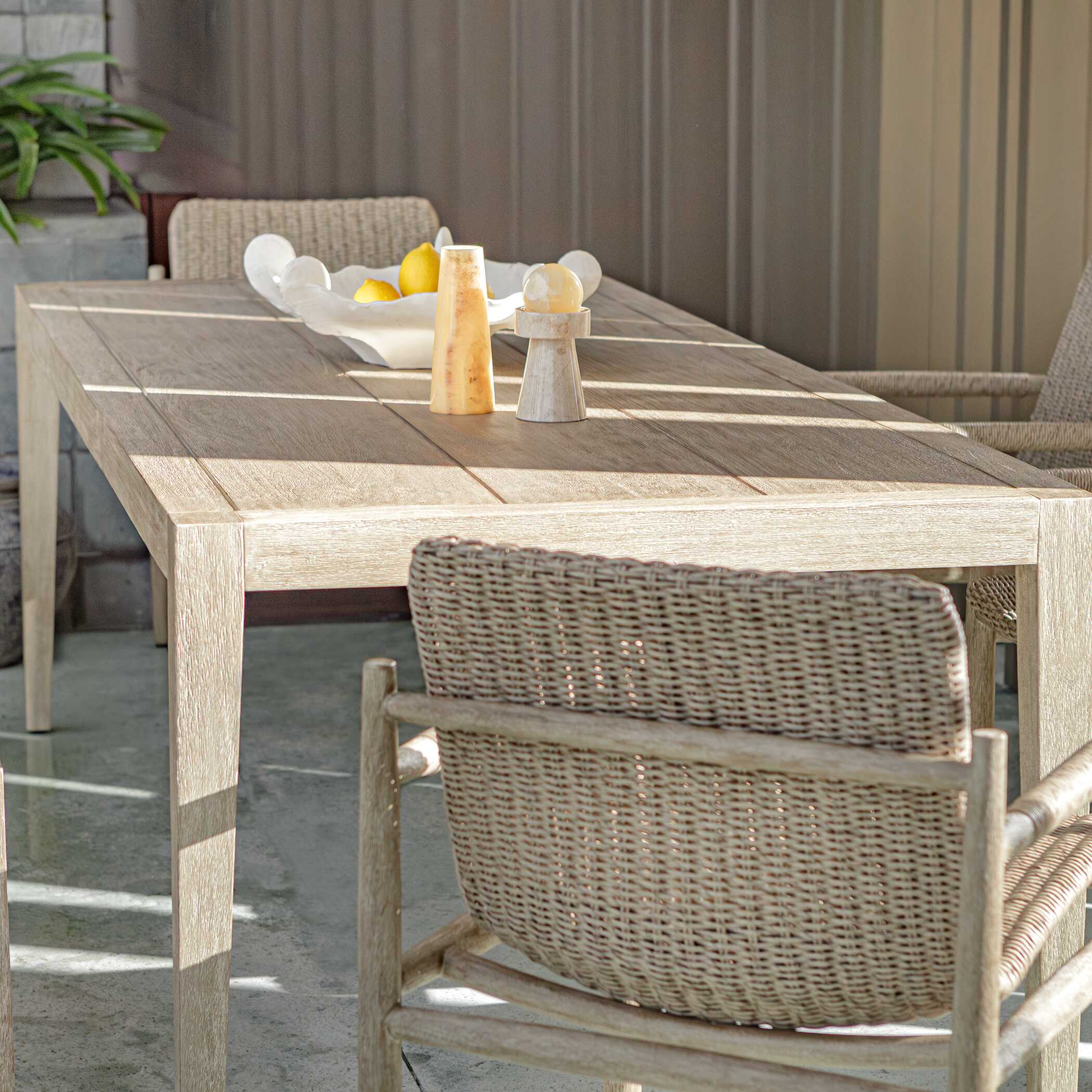 Coral Mirage White Outdoor Bowl - Image 8