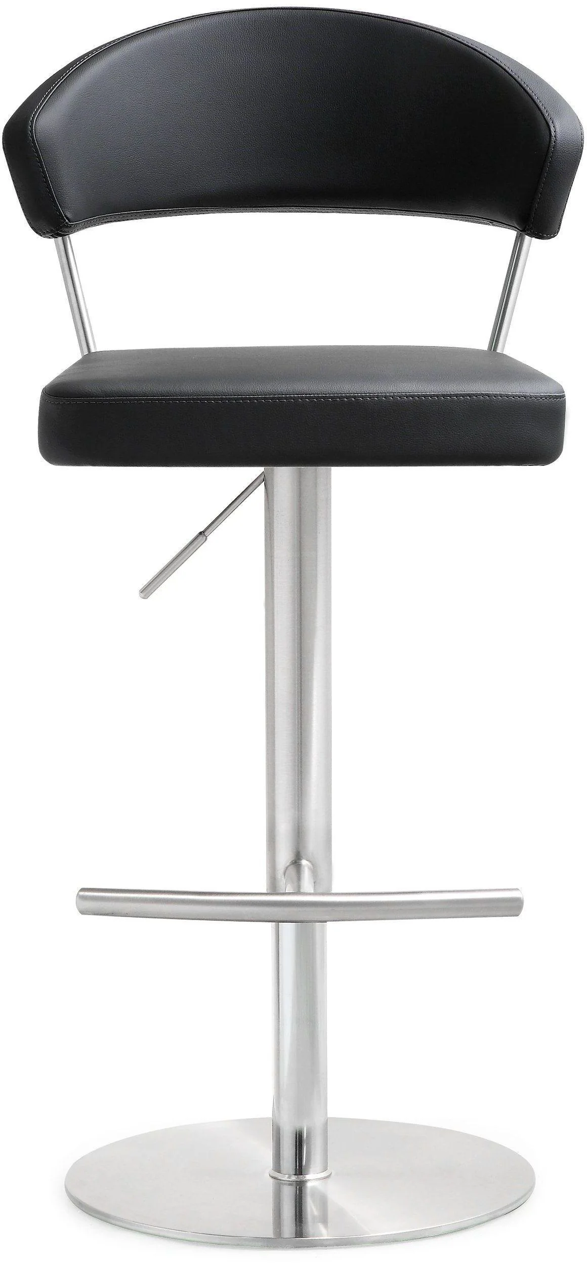 Cosmo Black Stainless Steel Barstool - Image 3