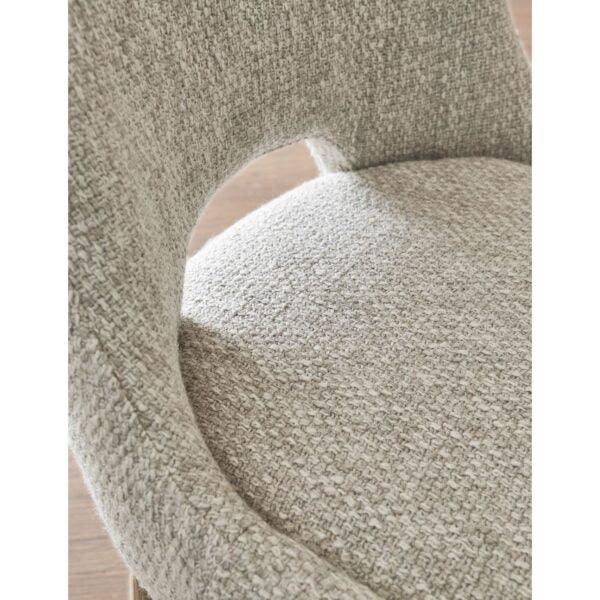 Cove Polyester Upholstered 33.5" Dining Chair - Set of 2 - Image 3