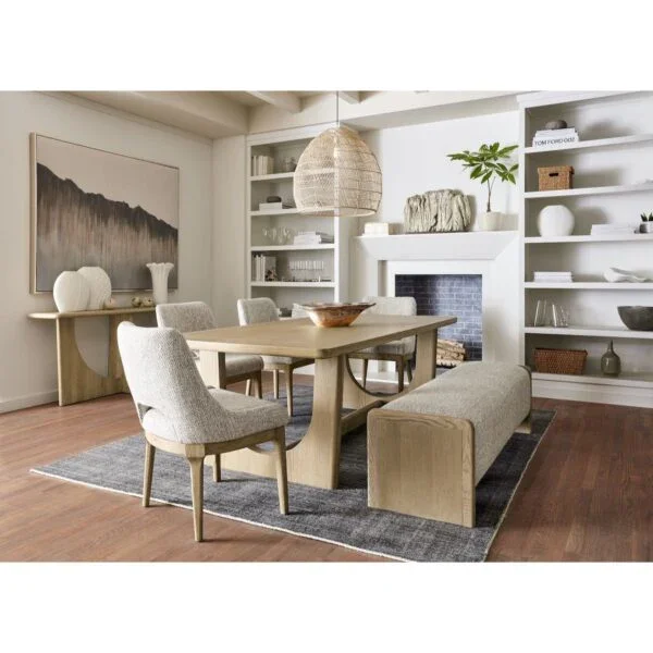 Cove Polyester Upholstered 33.5" Dining Chair - Set of 2 - Image 4