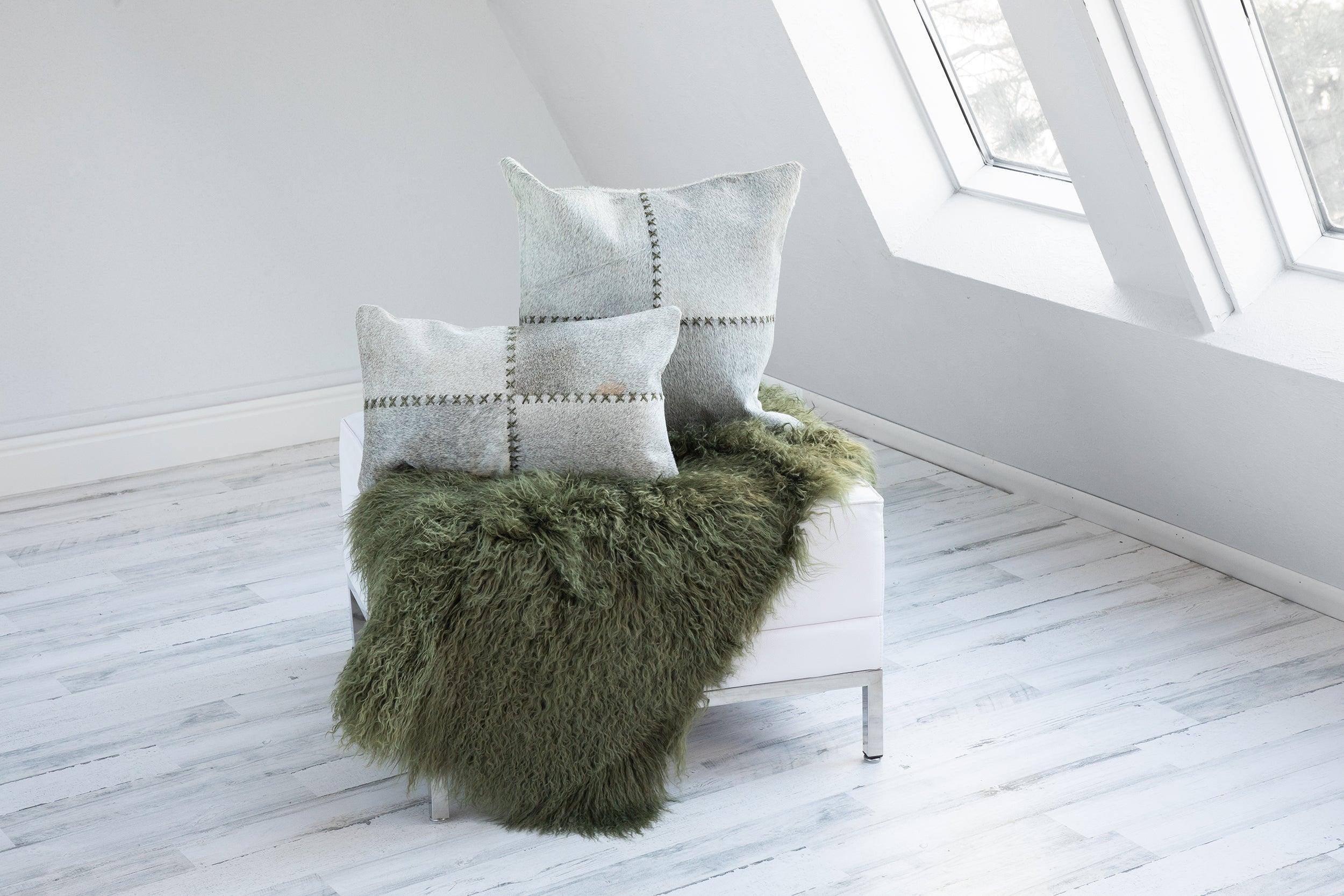 Cowhide Lumbar Cushion - Image 10