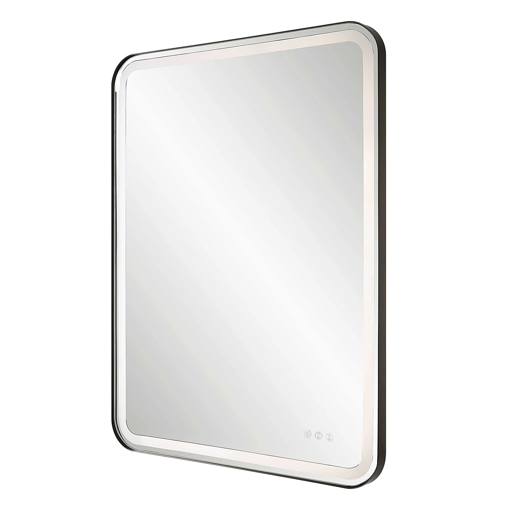 Crofton Lighted Black Large Mirror - Image 4