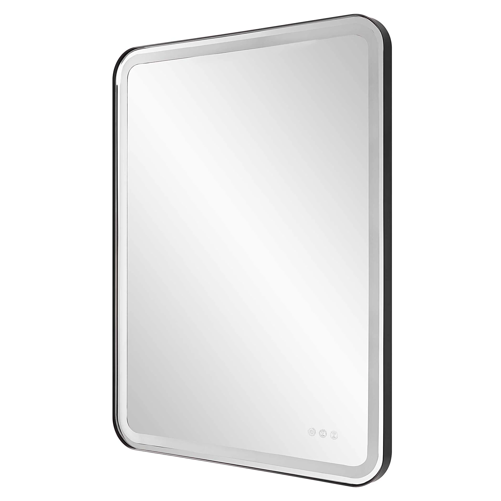Crofton Lighted Black Large Mirror - Image 5