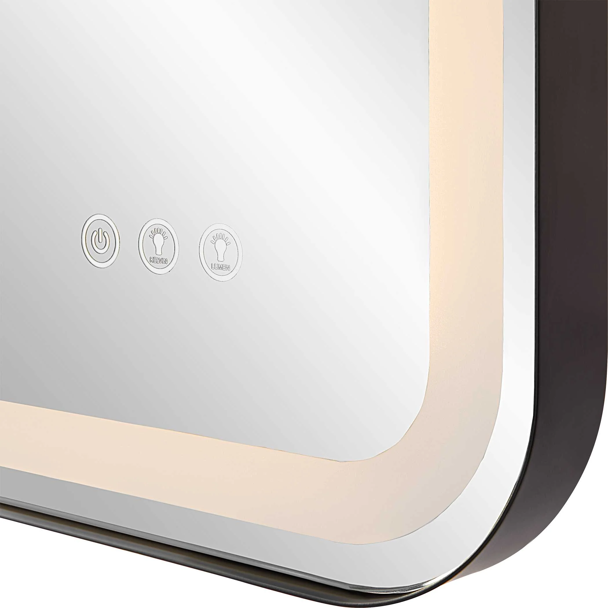 Crofton Lighted Black Large Mirror - Image 6
