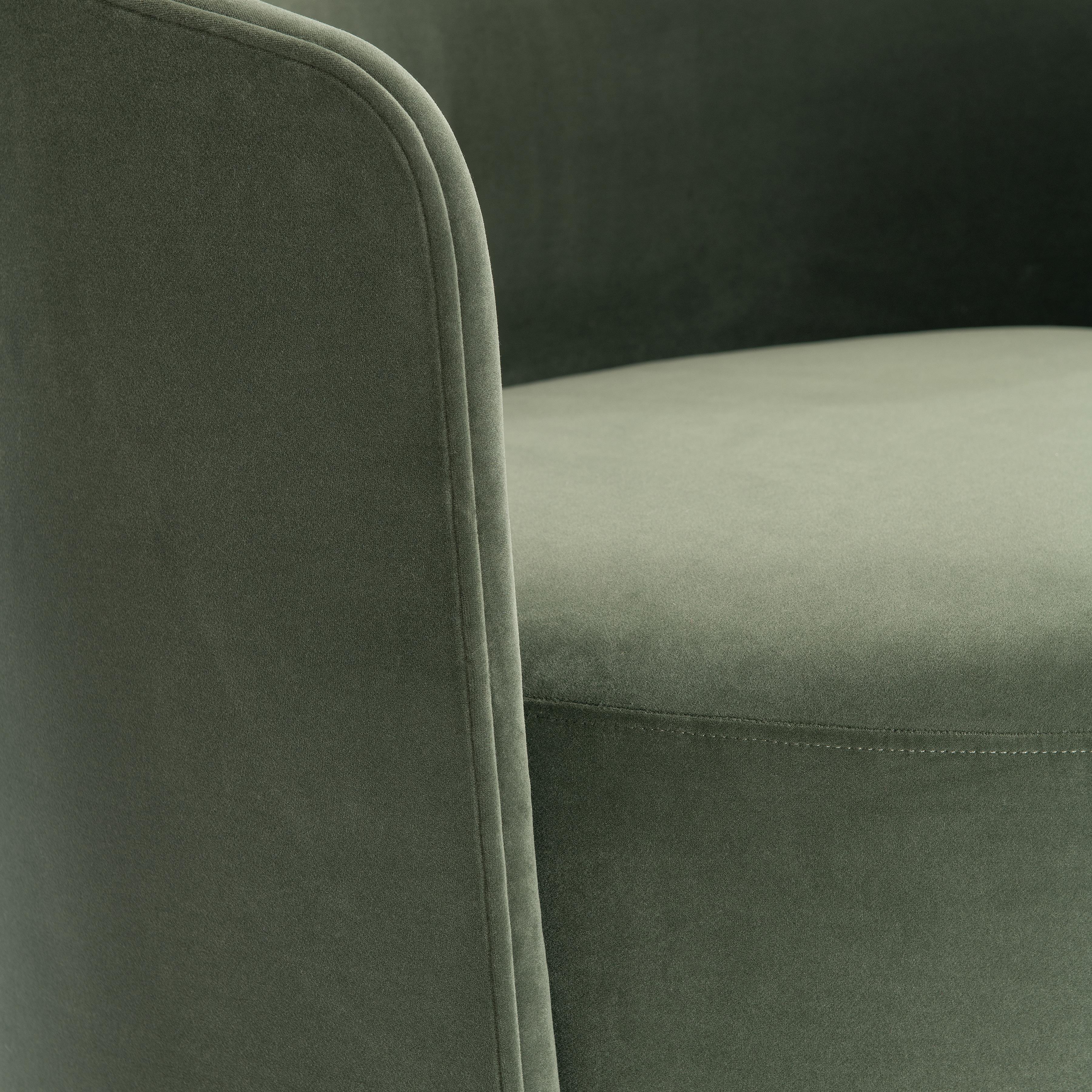 Crosby Fabric Swivel Chair - Image 5
