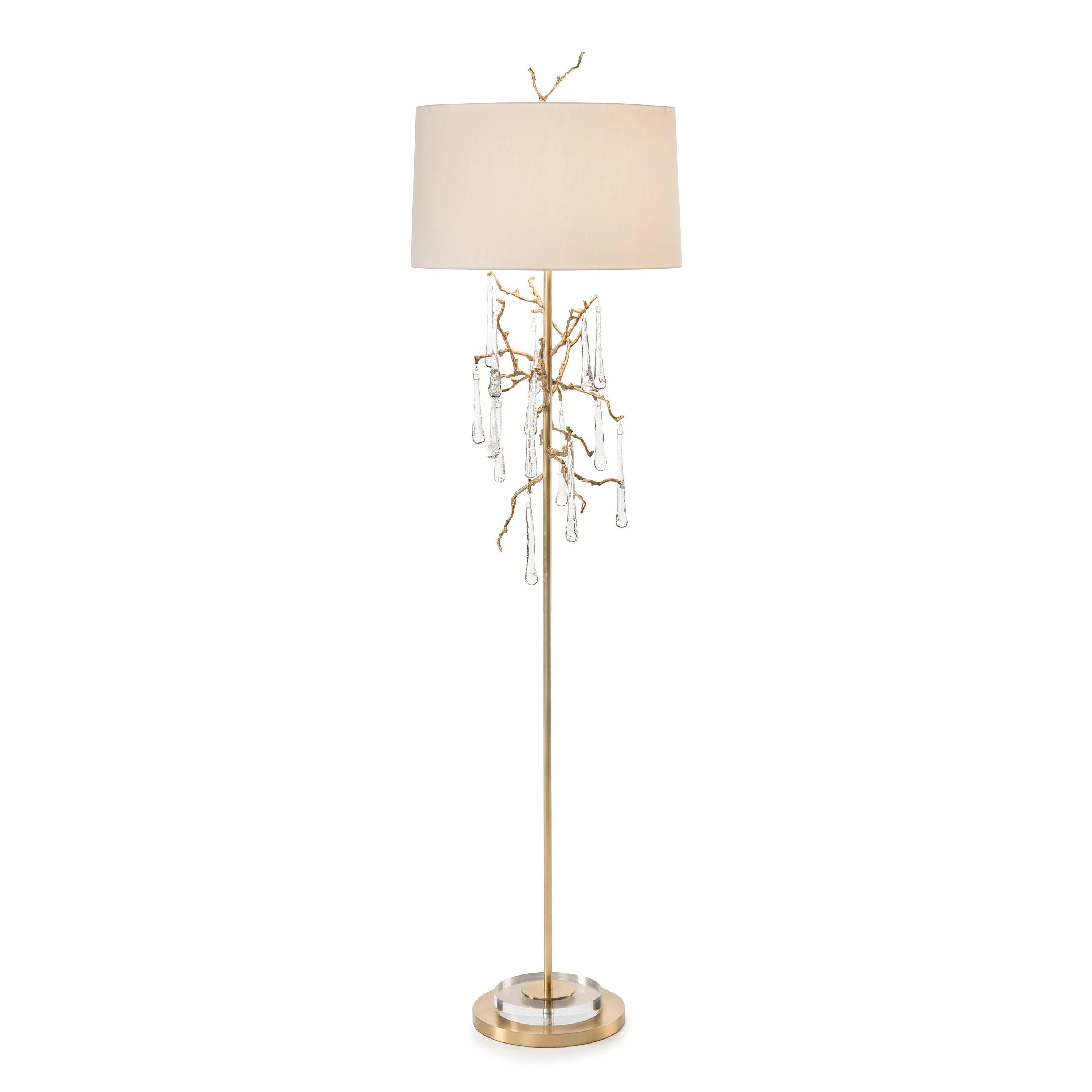 Crystal Drip Floor Lamp