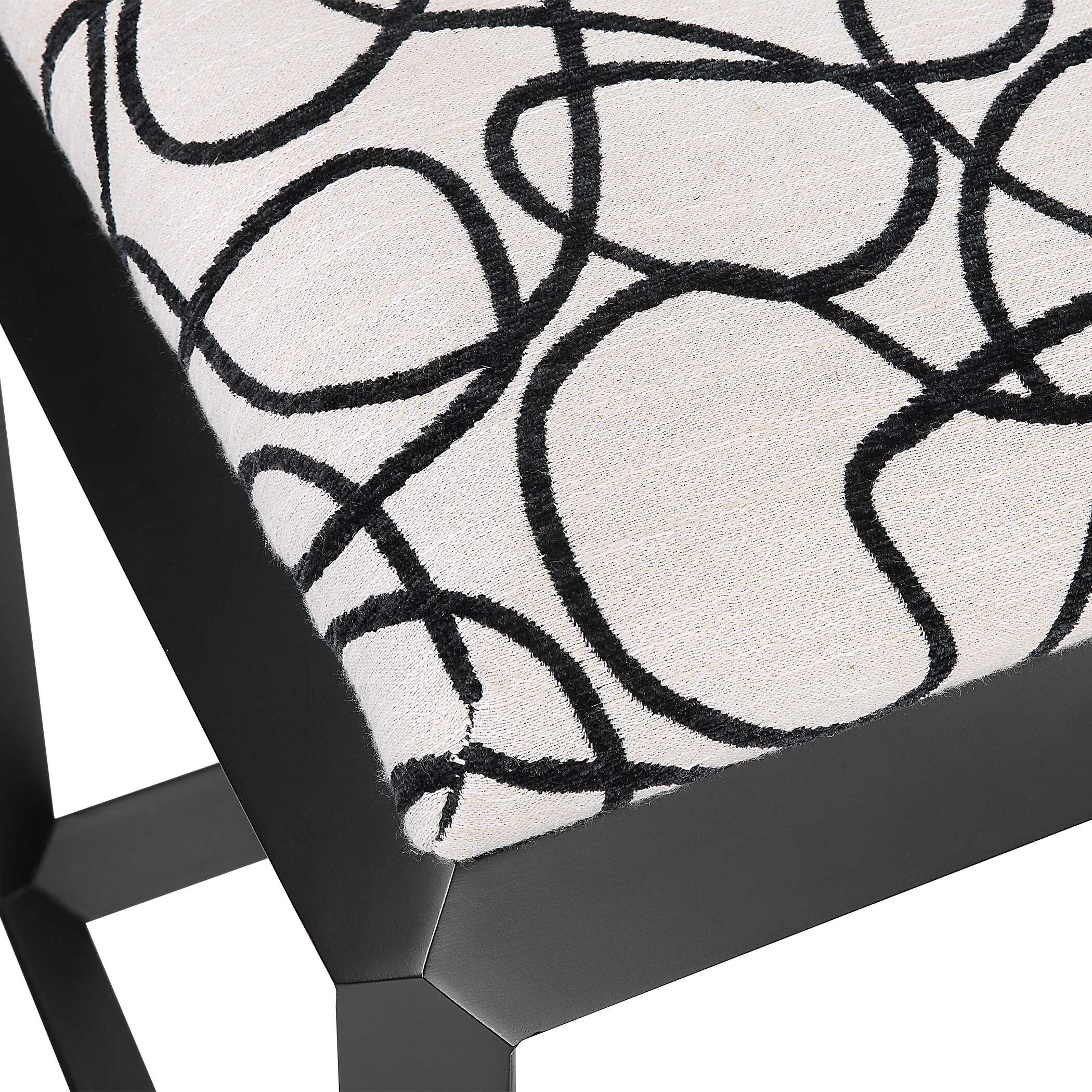 Curls Gray Small Bench - Image 6