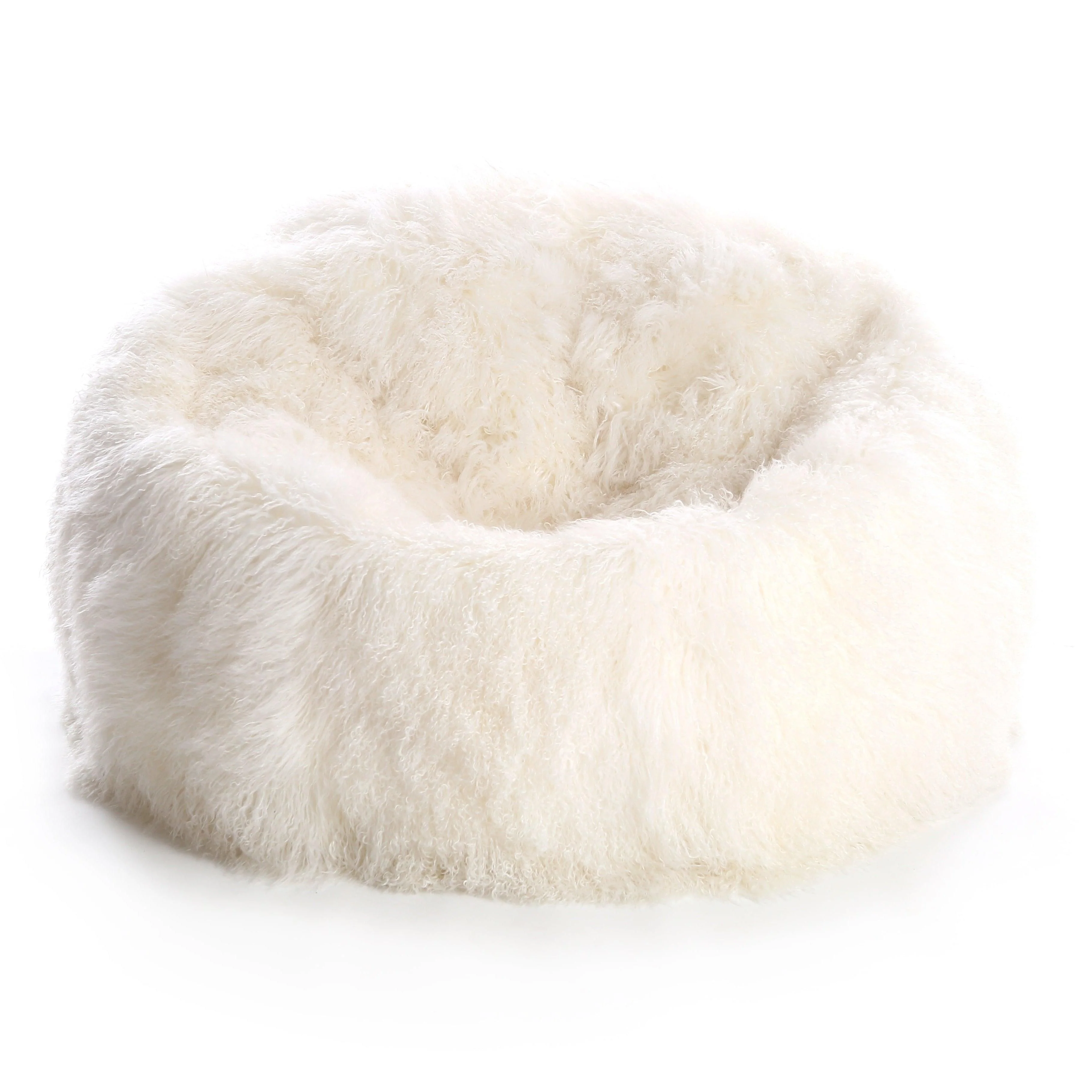 Cushion Longwool Tibetan Lamb Bean Bag