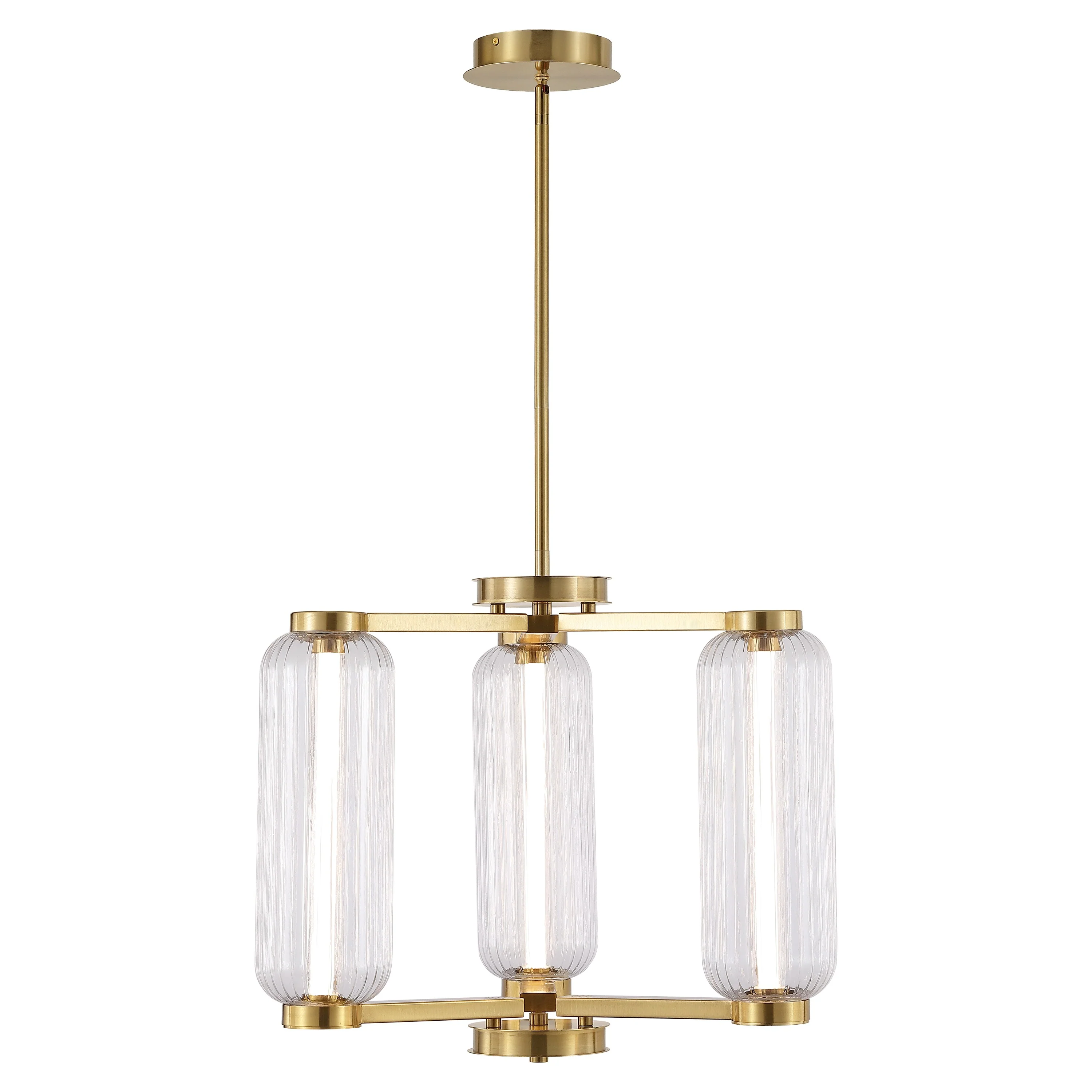 Cyndy Square Glass Chandelier