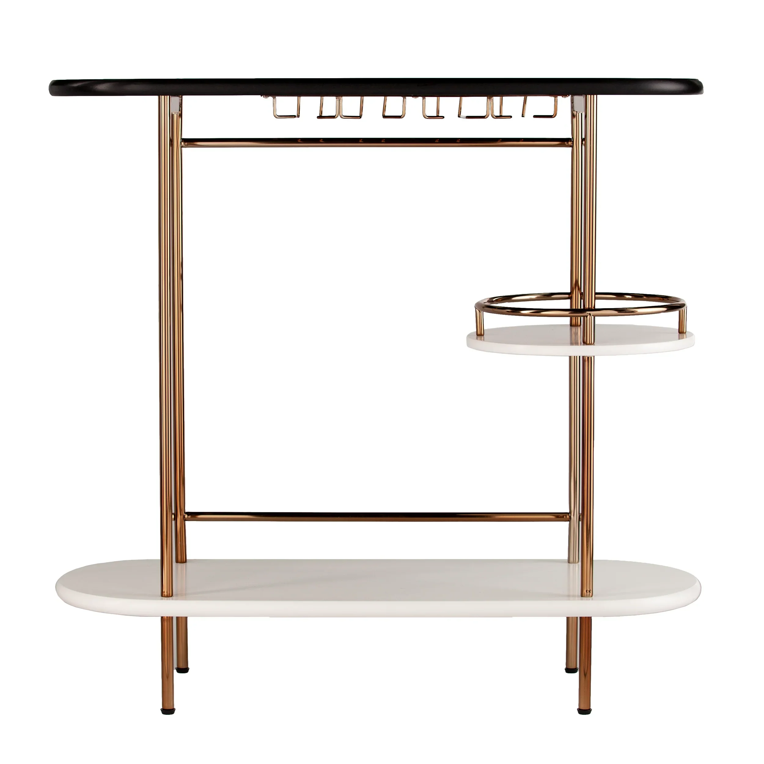 Dagney Wine/Bar Table w/ Glassware Storage - Image 3