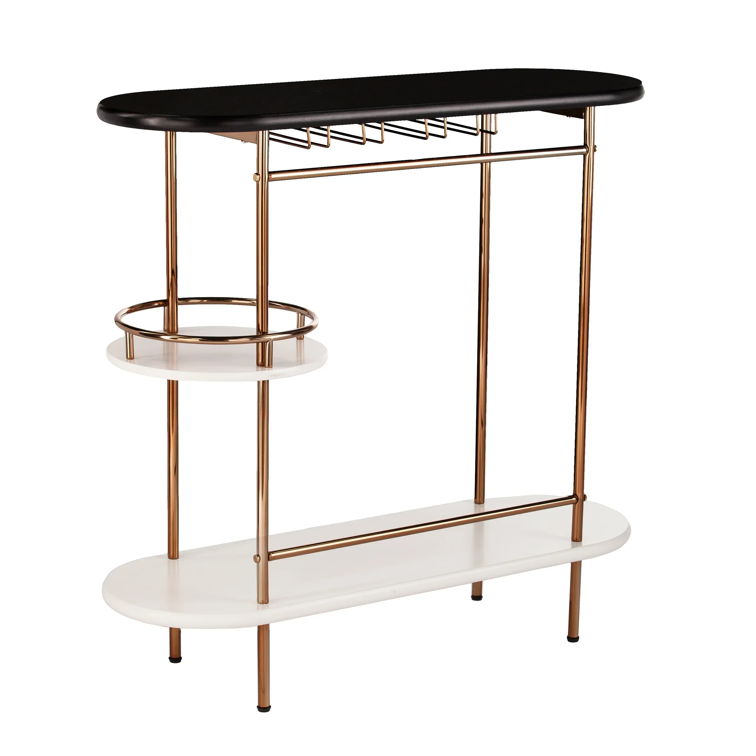 Dagney Wine/Bar Table w/ Glassware Storage - Image 6