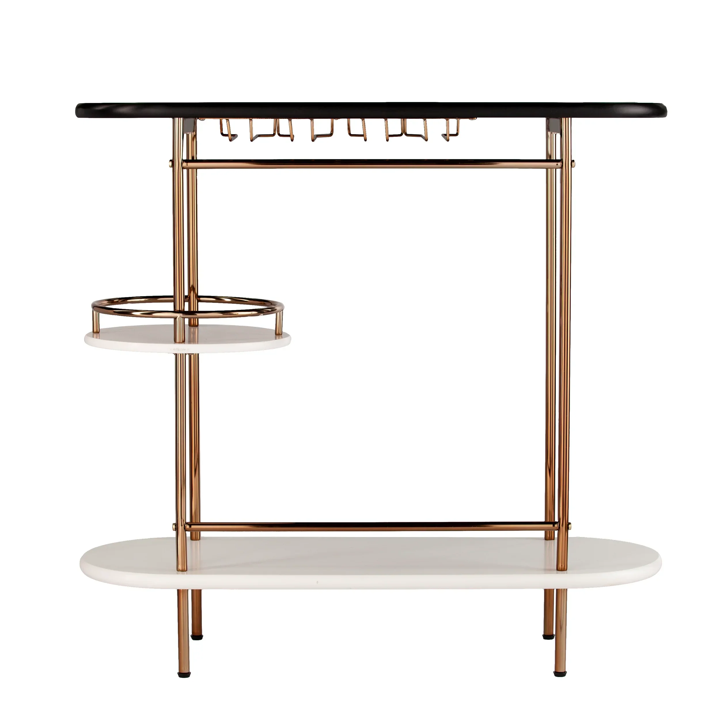 Dagney Wine/Bar Table w/ Glassware Storage - Image 7