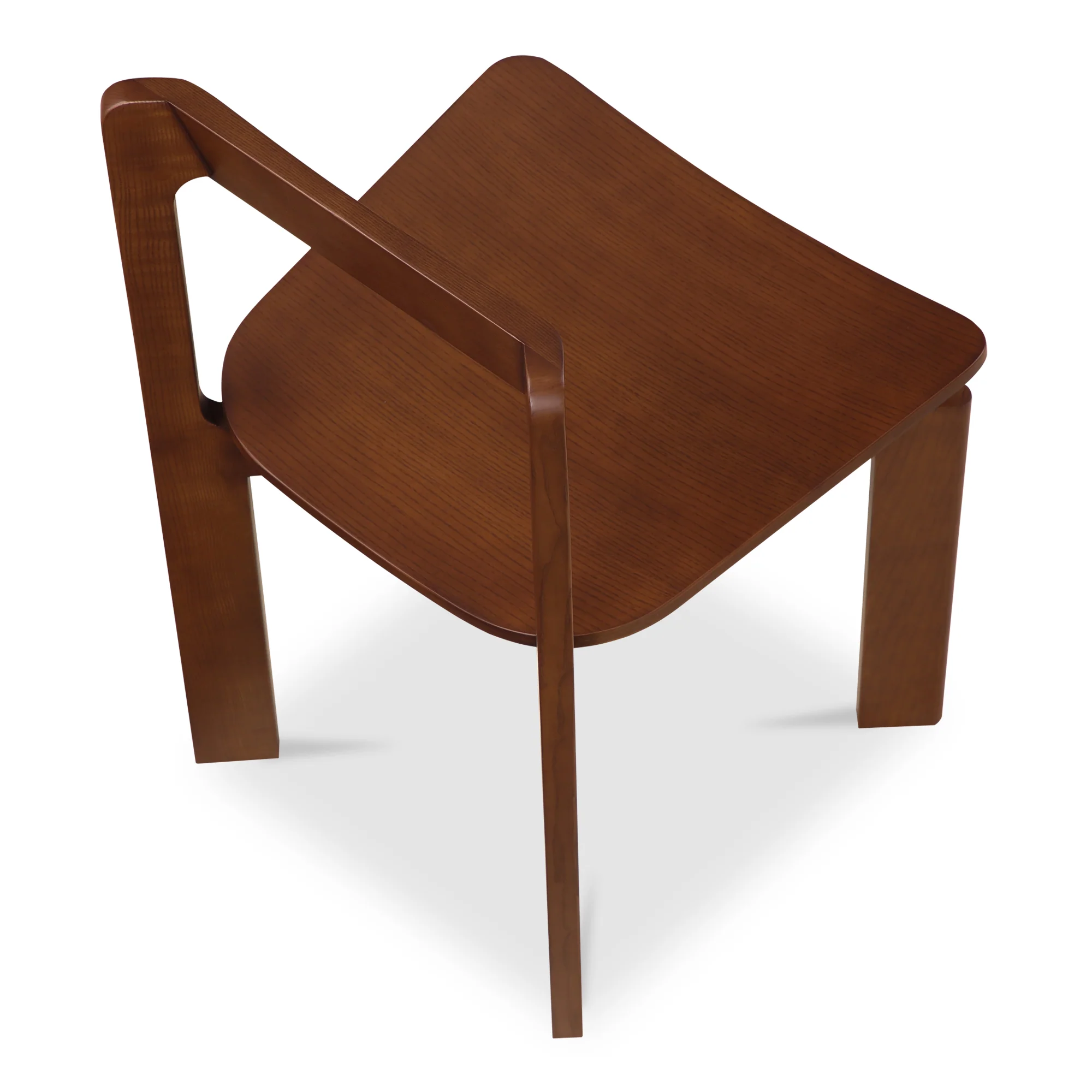 Daifuku Dining Chair Walnut Stained Ash - Set of 2 - Image 8