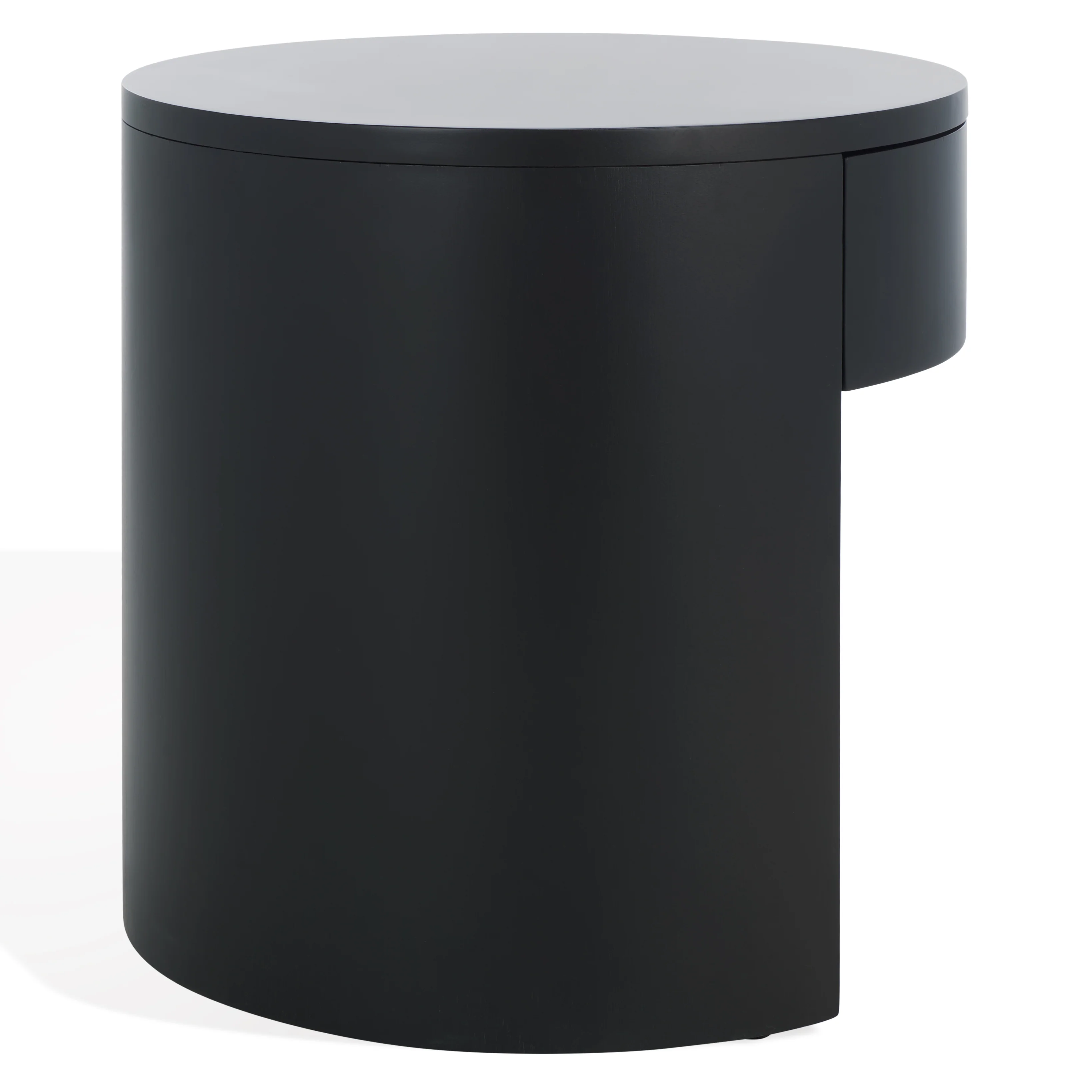 Daiya Round 1 Drawer Wood Nightstand - Image 19
