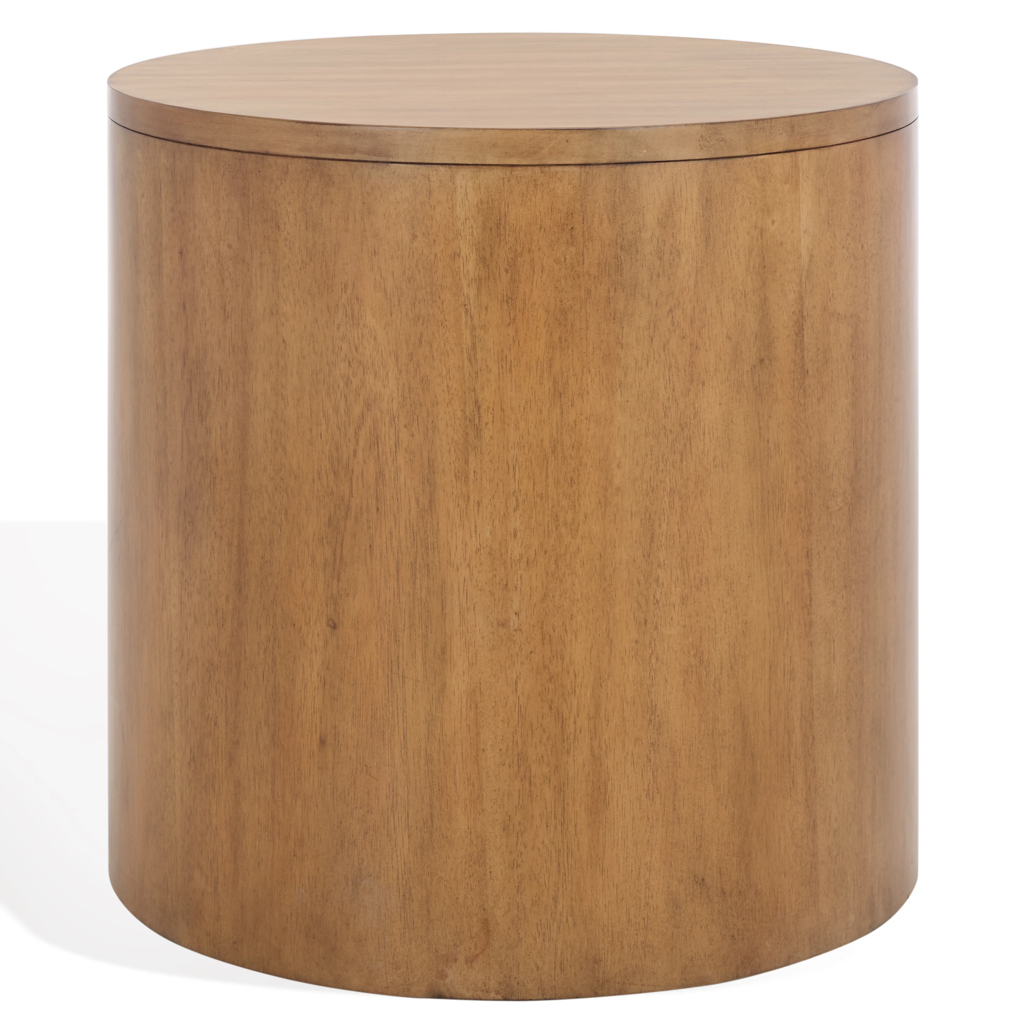 Daiya Round 1 Drawer Wood Nightstand - Image 7