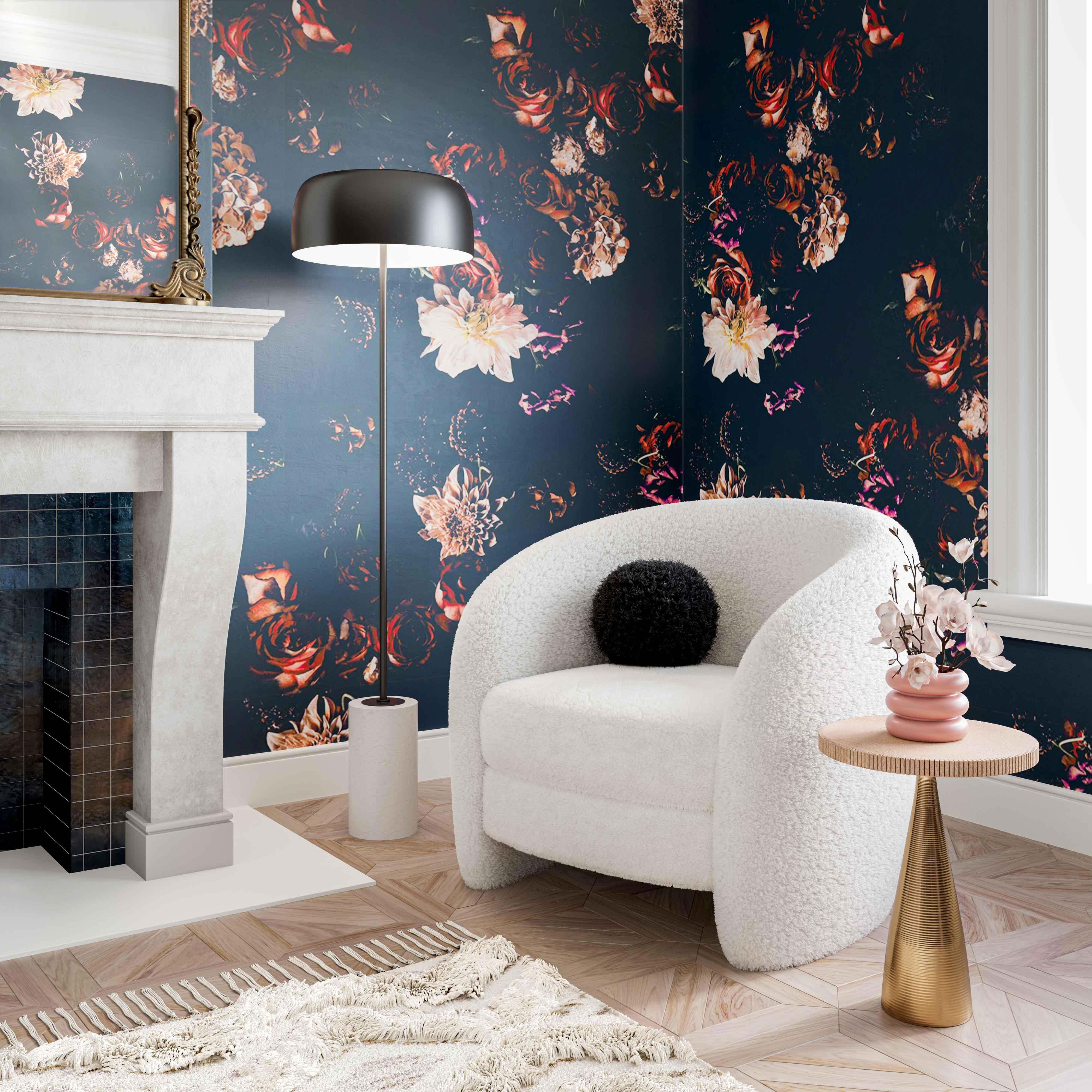 Dakota Faux Shearling Armchair - Image 2