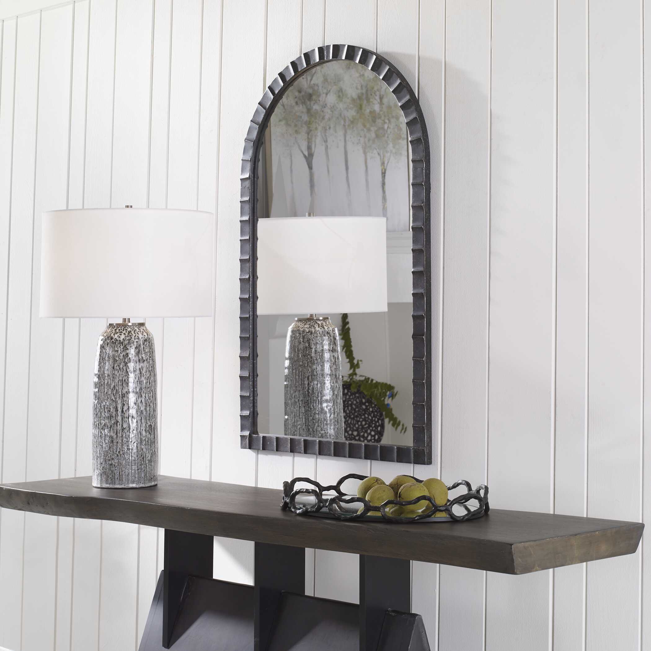 Dandridge Black Arch Mirror - Image 4