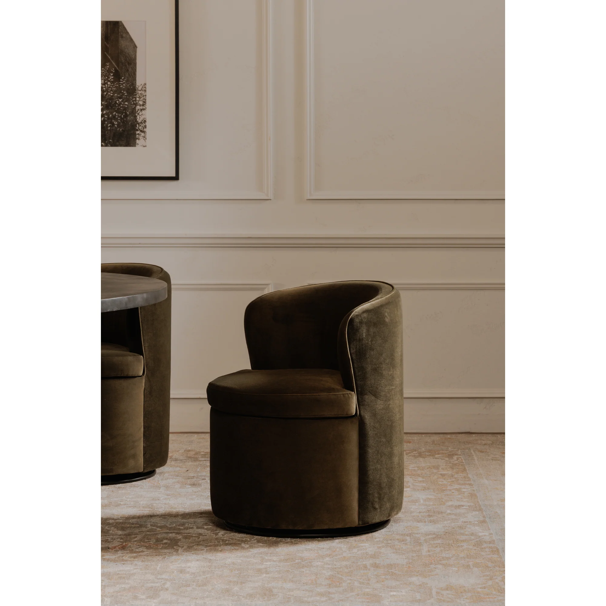 Dane Swivel Dining Chair - Set of 2 - Image 2
