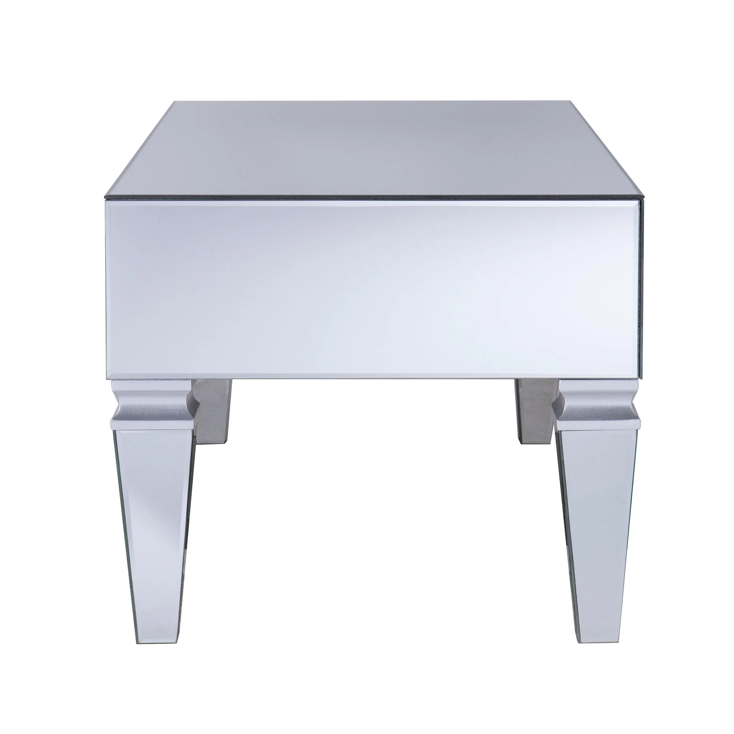 Darien Mirrored Coffee Table w/ Storage - Image 7