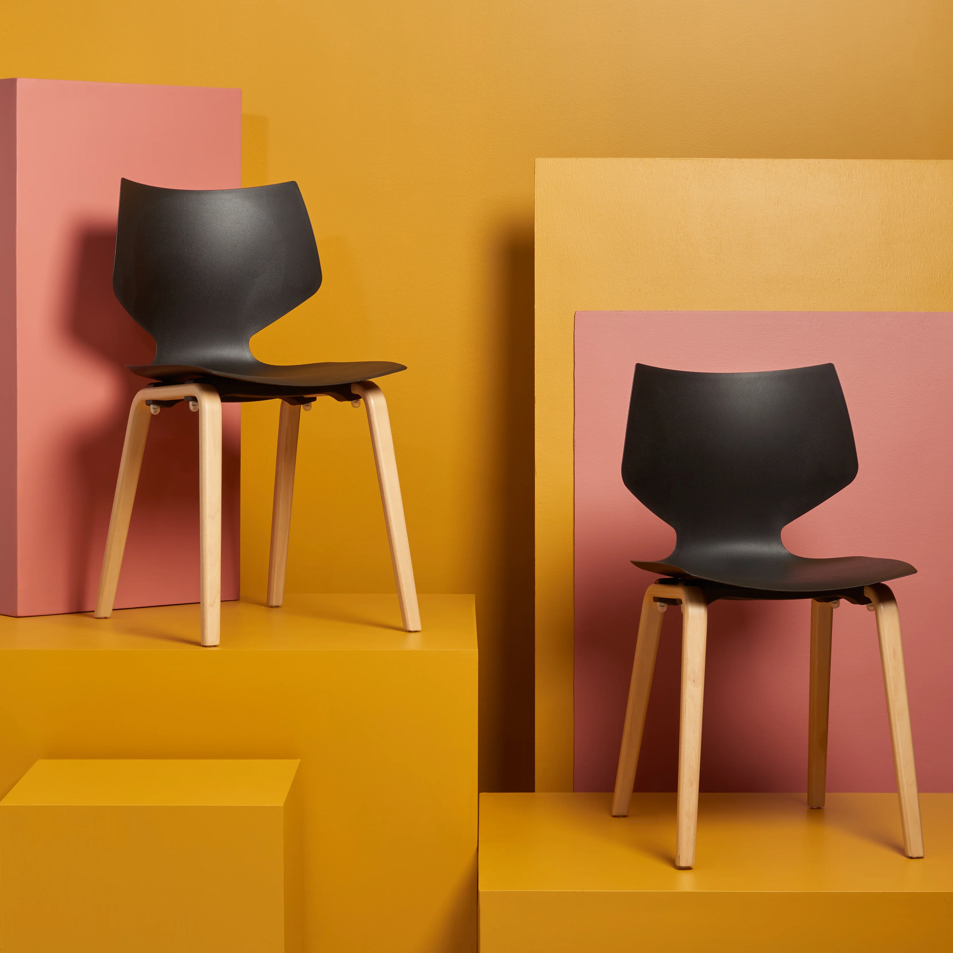 Darnel Molded Plastic Dining Chair - Set of 2 - Image 12
