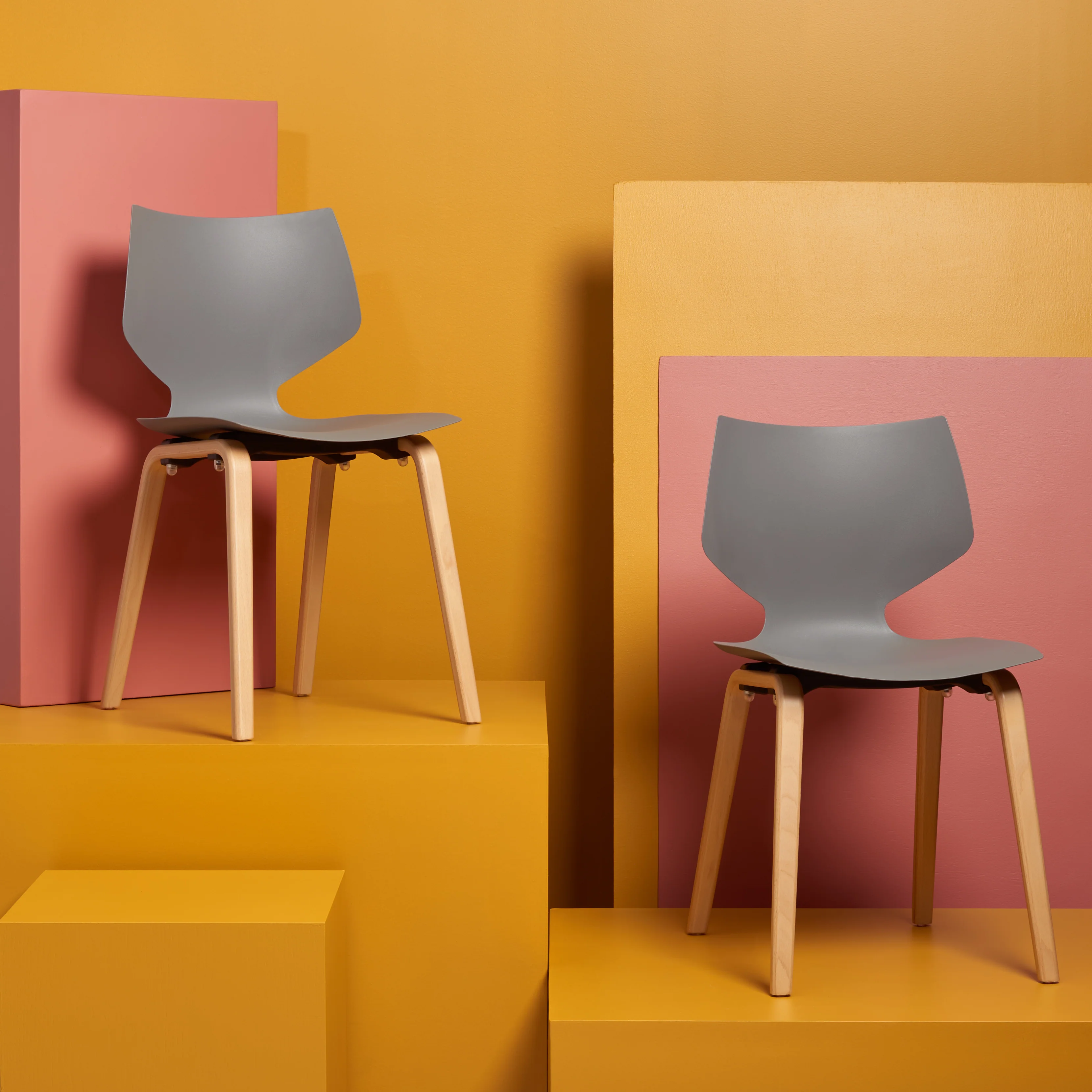 Darnel Molded Plastic Dining Chair - Set of 2 - Image 20