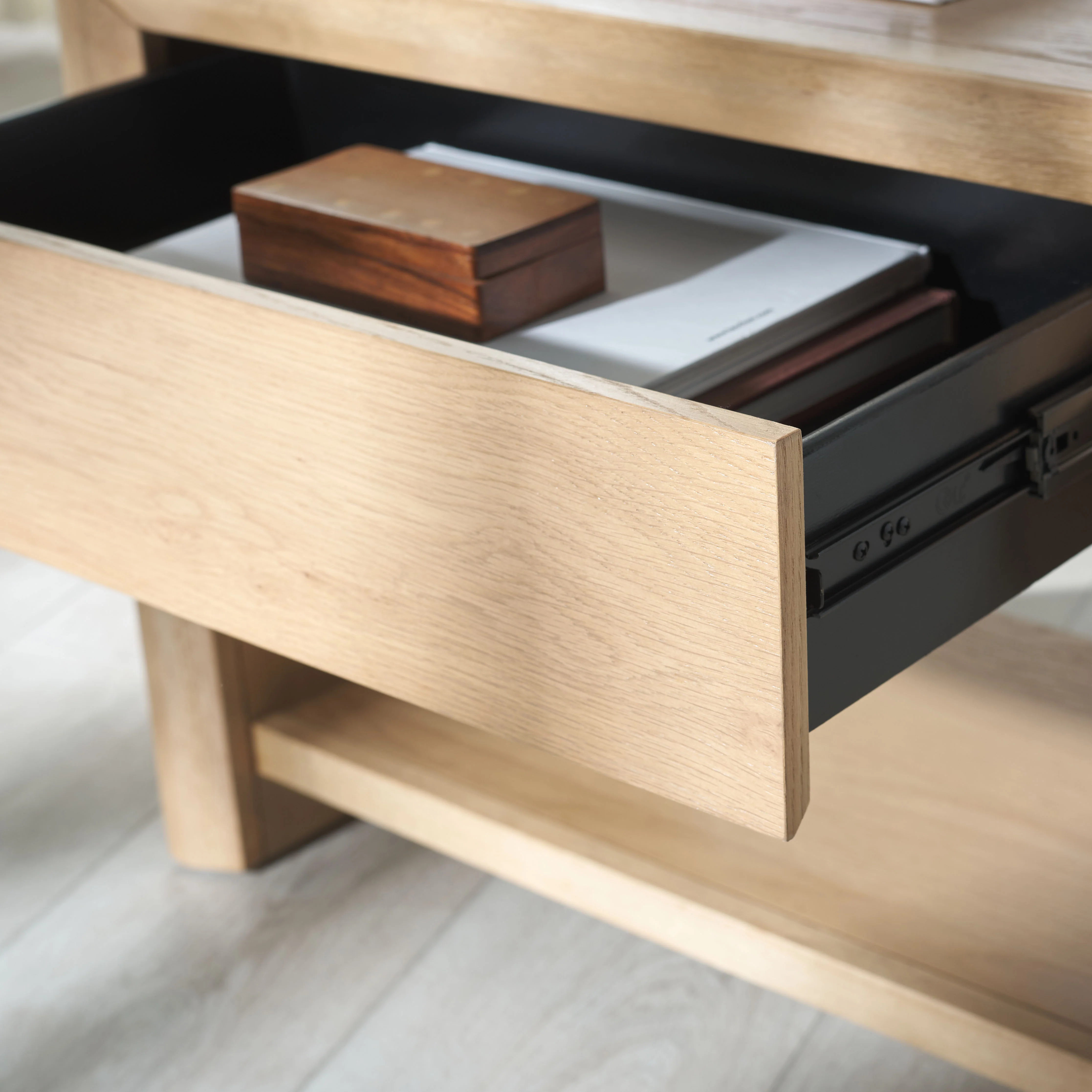 Darnell Wood 1 Drawer Nightstand - Image 9