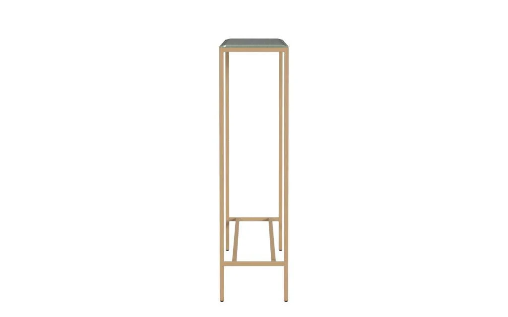 Darrin Mini Console Table - Gold - Image 5