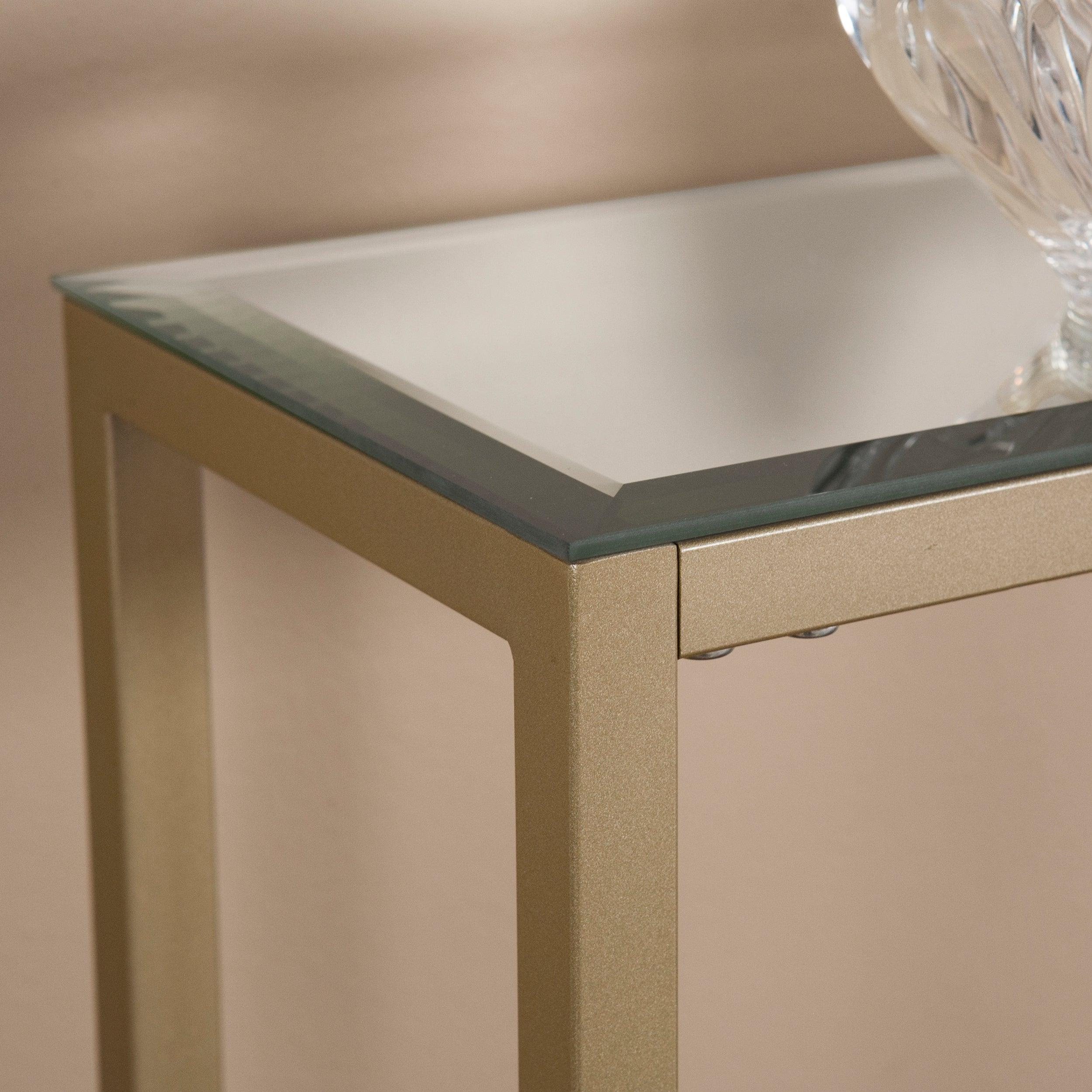 Darrin Mini Console Table - Gold - Image 7