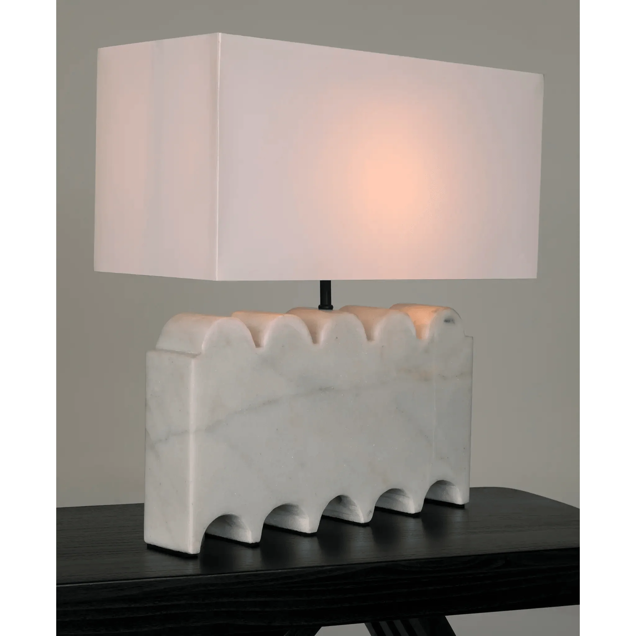Darth Lamp with Silk Shade