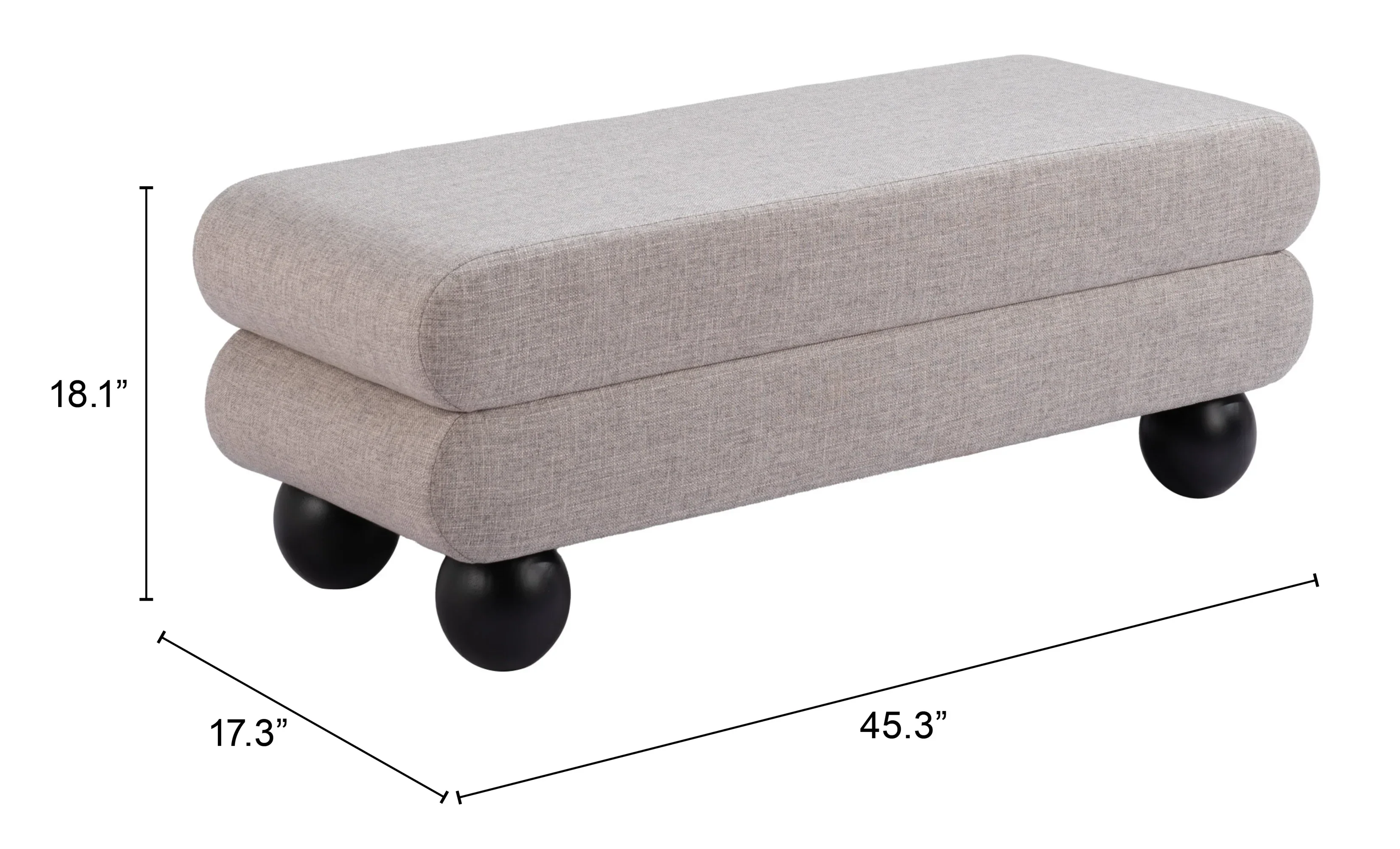 Davao Bench Gray - Image 6