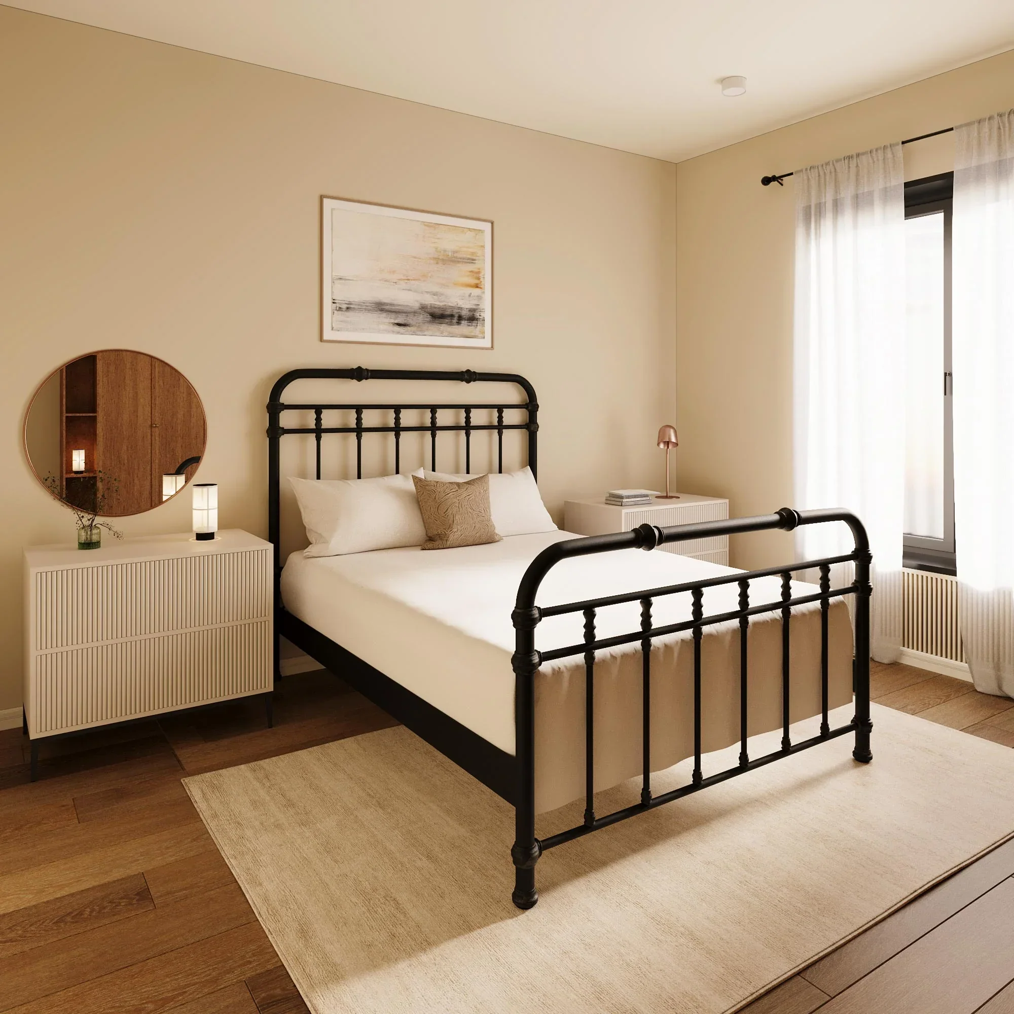 Davina Bed with Wood Slats - Image 15