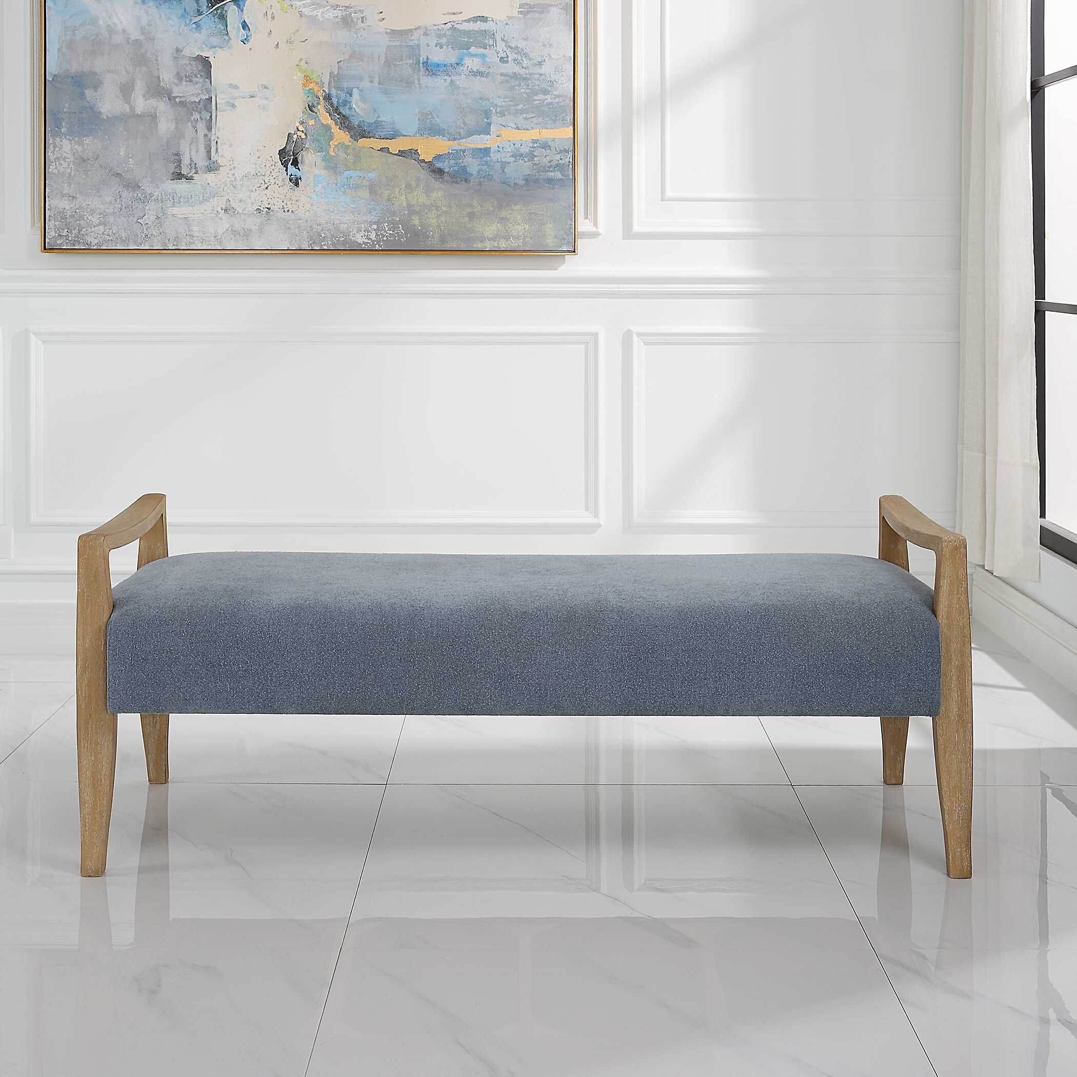 Daylight Sky Blue Bench - Image 3
