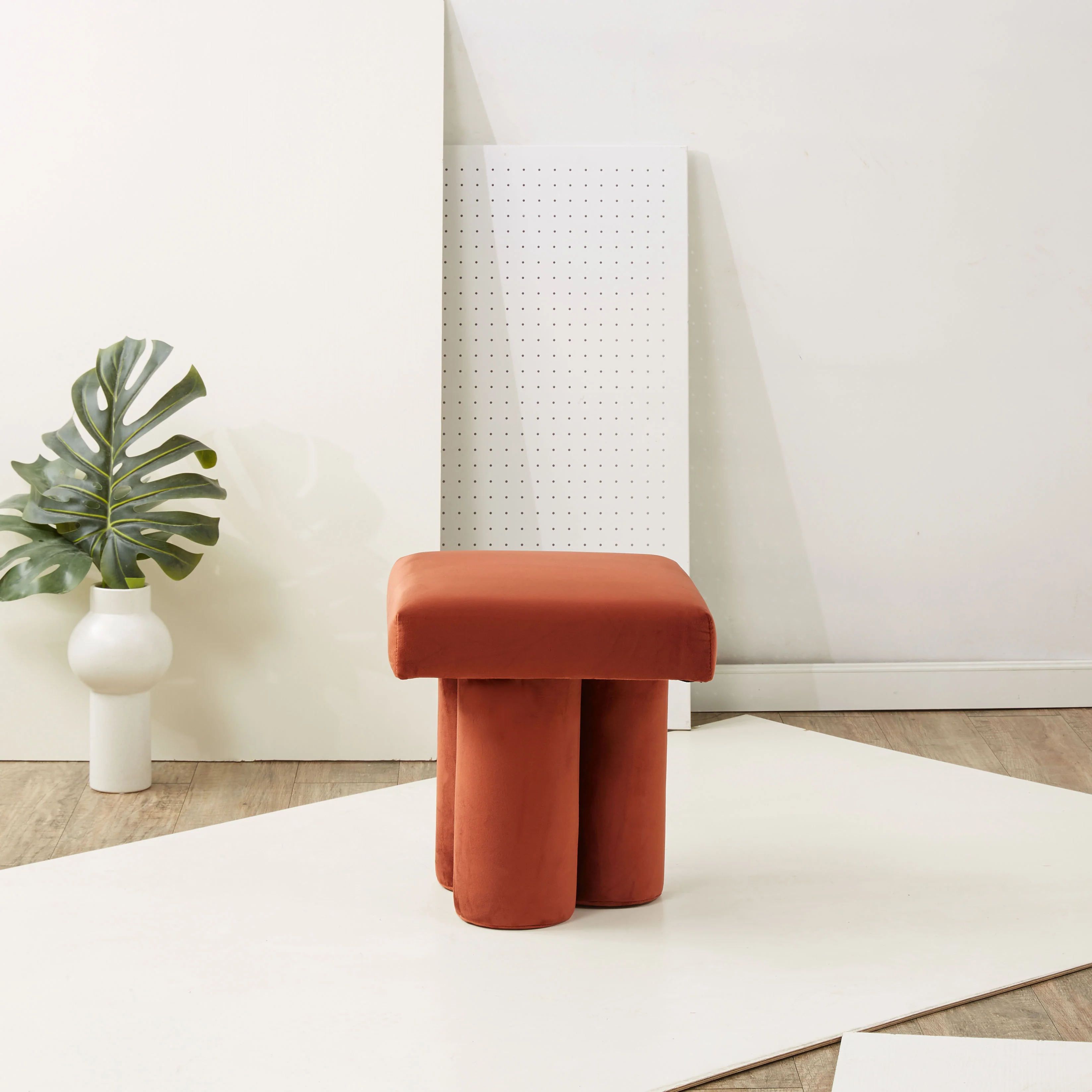Deangelo Velvet Ottoman - Image 30
